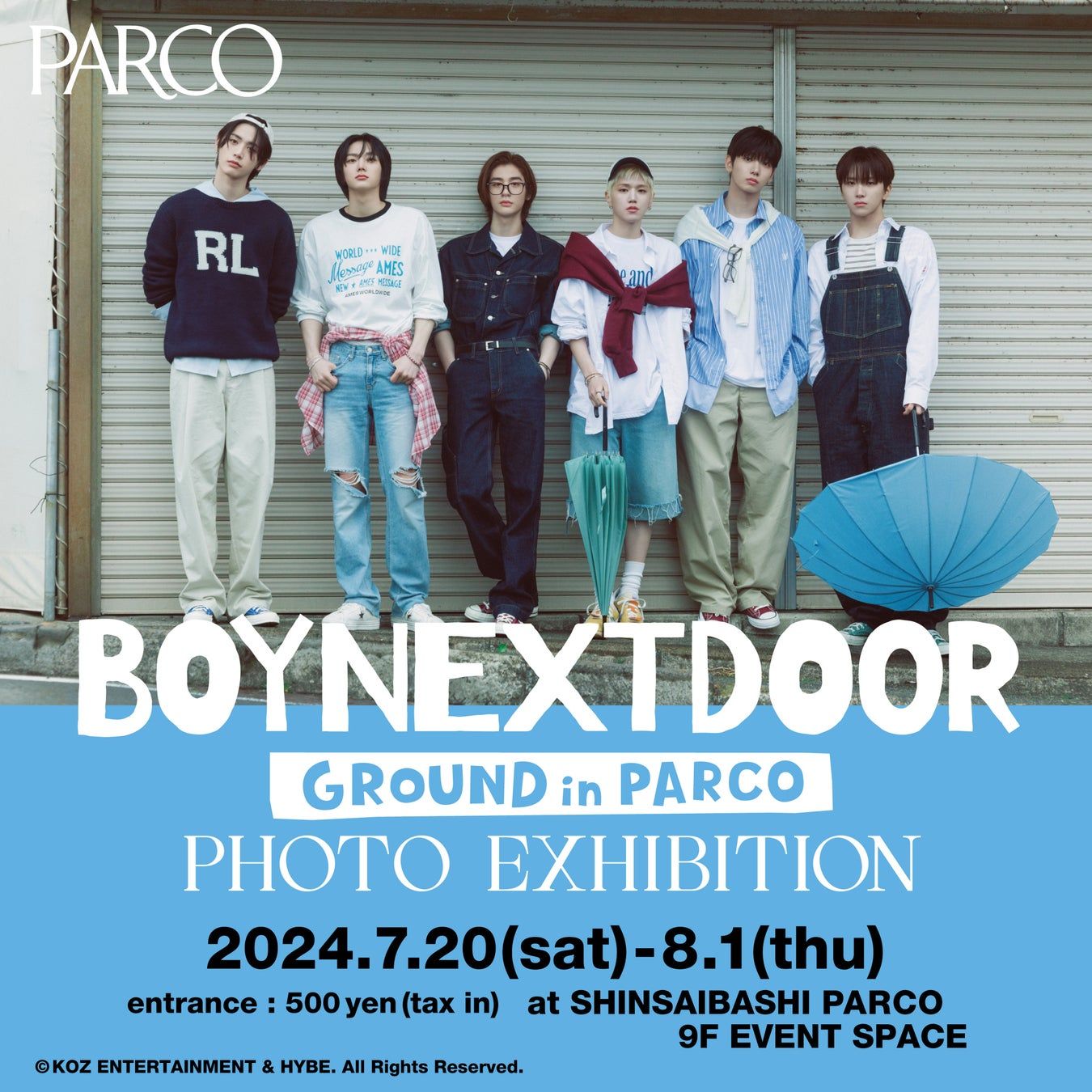 PARCO 写真展 原創周邊