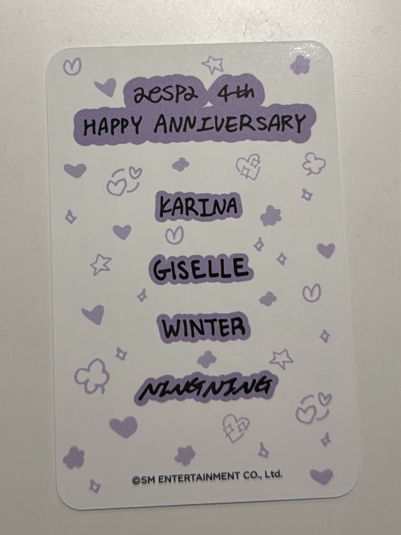 四週年團體幸運符