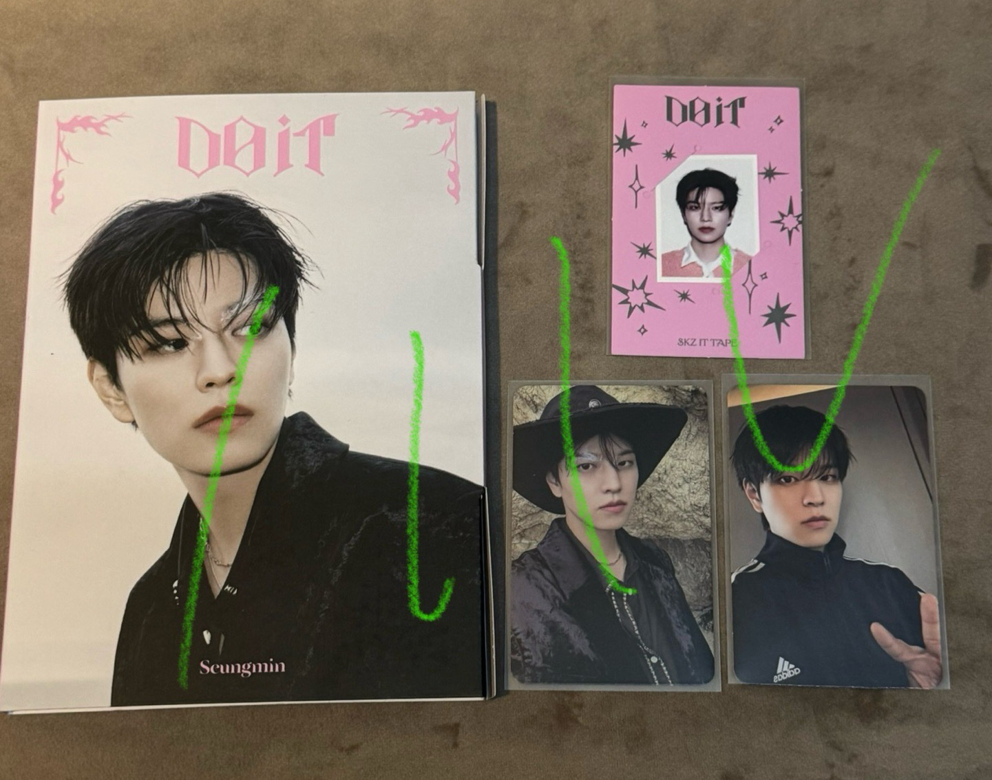 Stray Kids Do It 單封 小卡 證件照 金昇玟