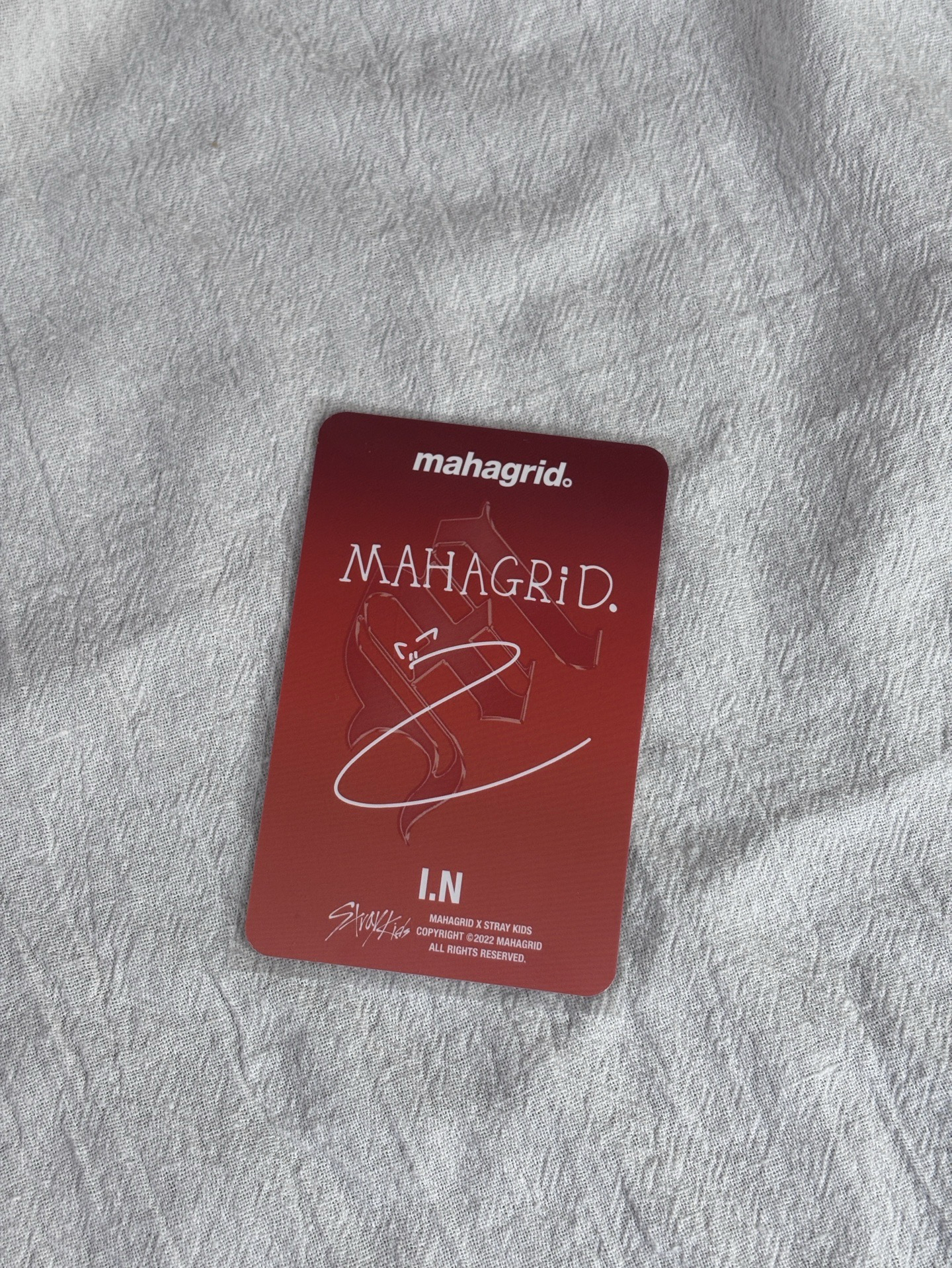 ［Stray Kids]🩵寅 MAHAGRID 3.0 代言卡 