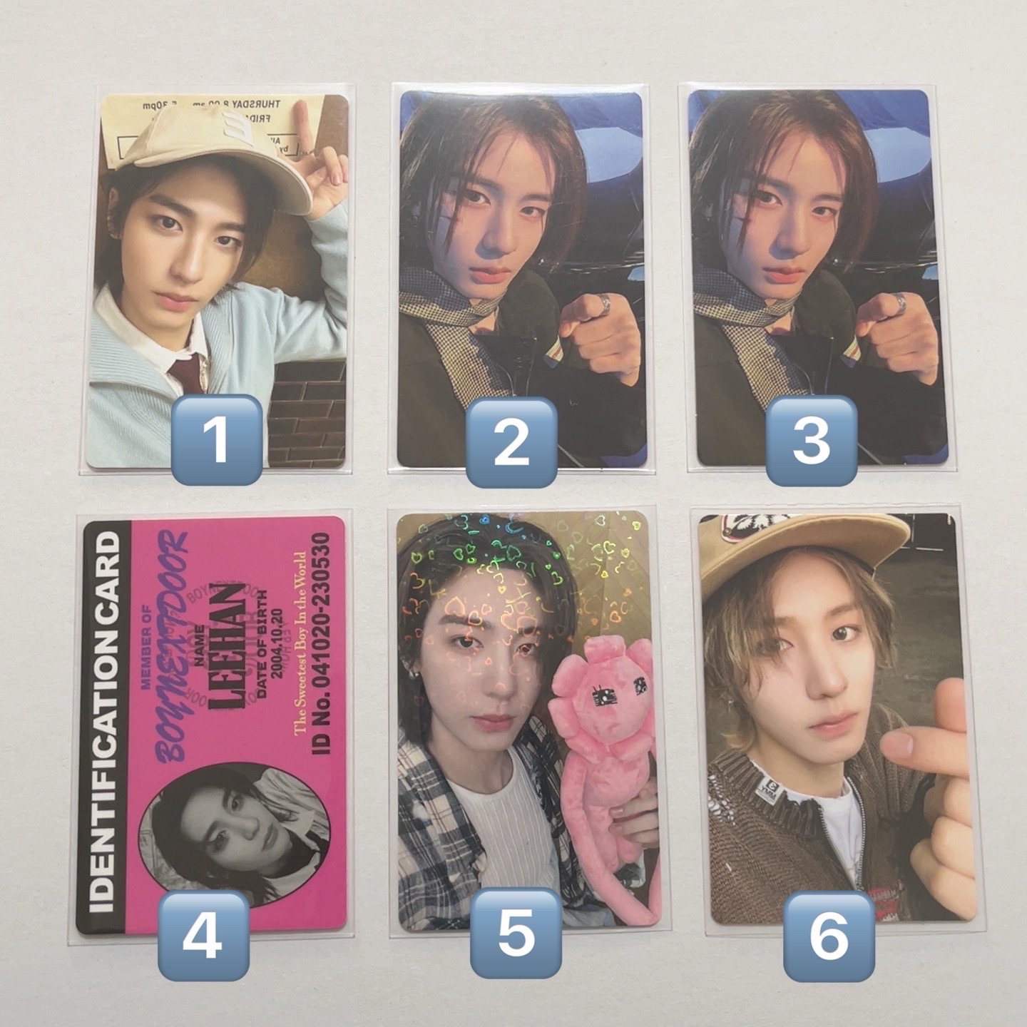 BOYNEXTDOOR LEEHAN小卡