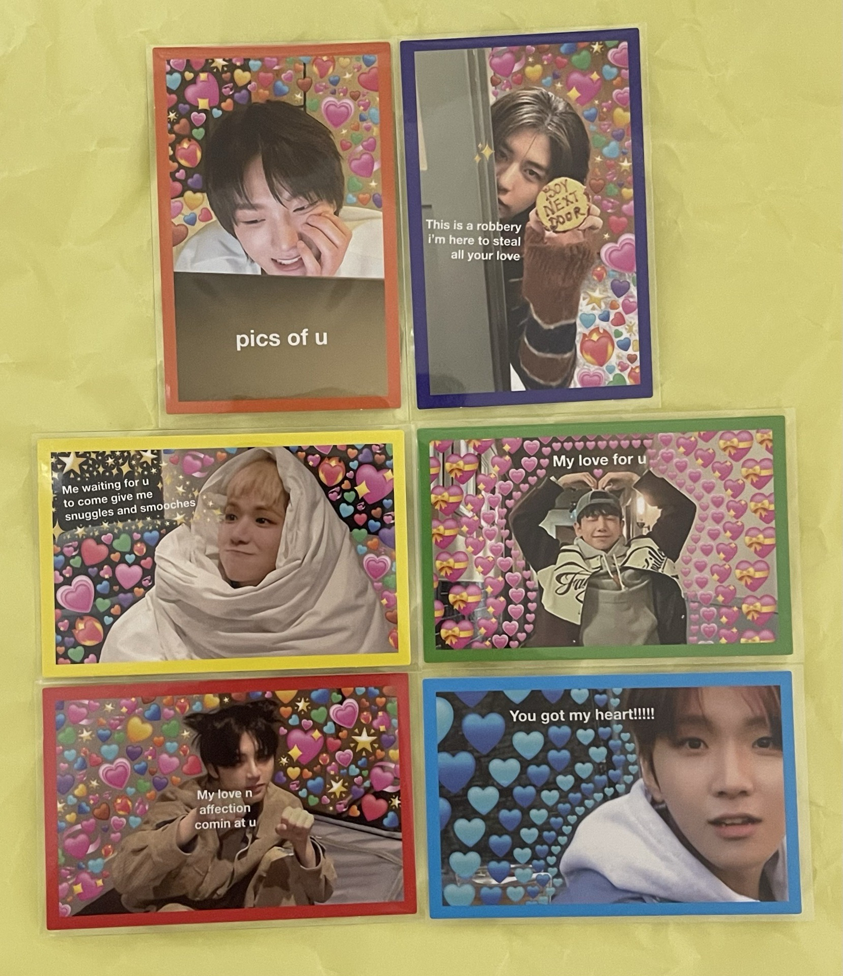 全員專輯配置小卡