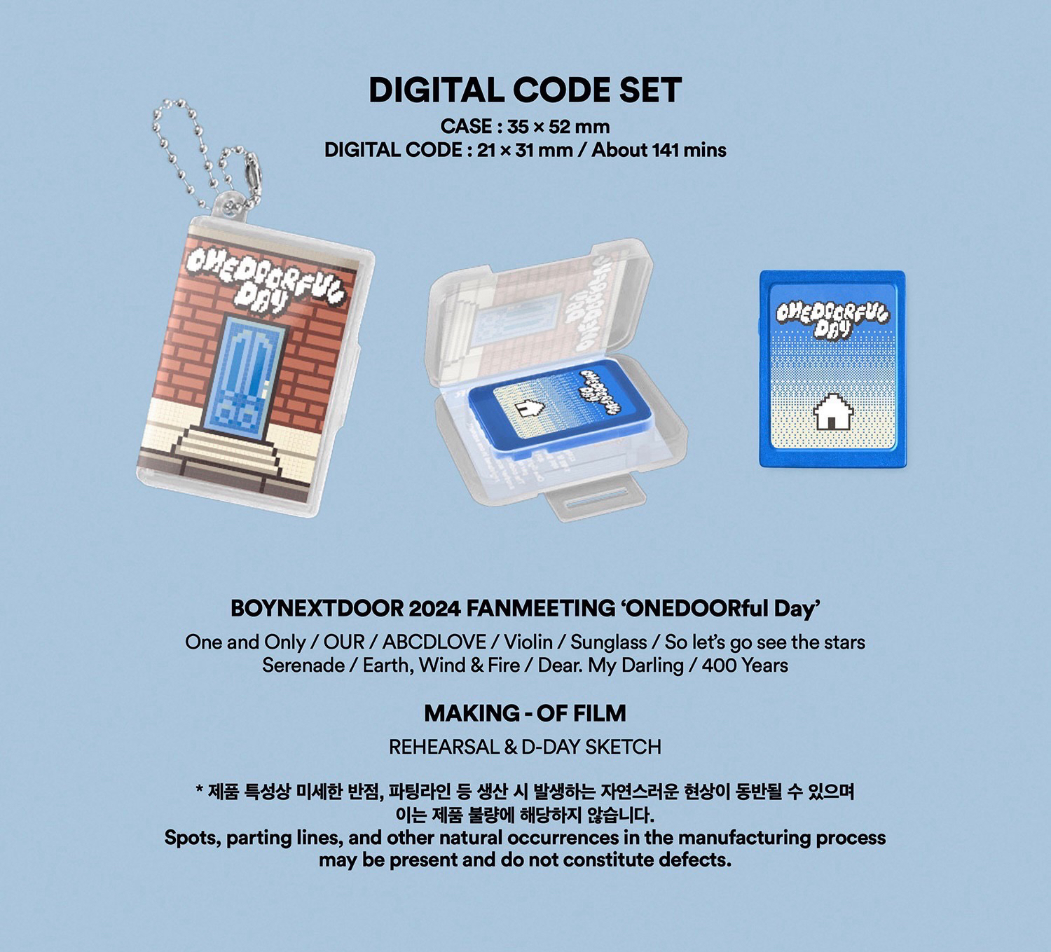 Boynextdoor Onedoorful day Kit 含wvs特典