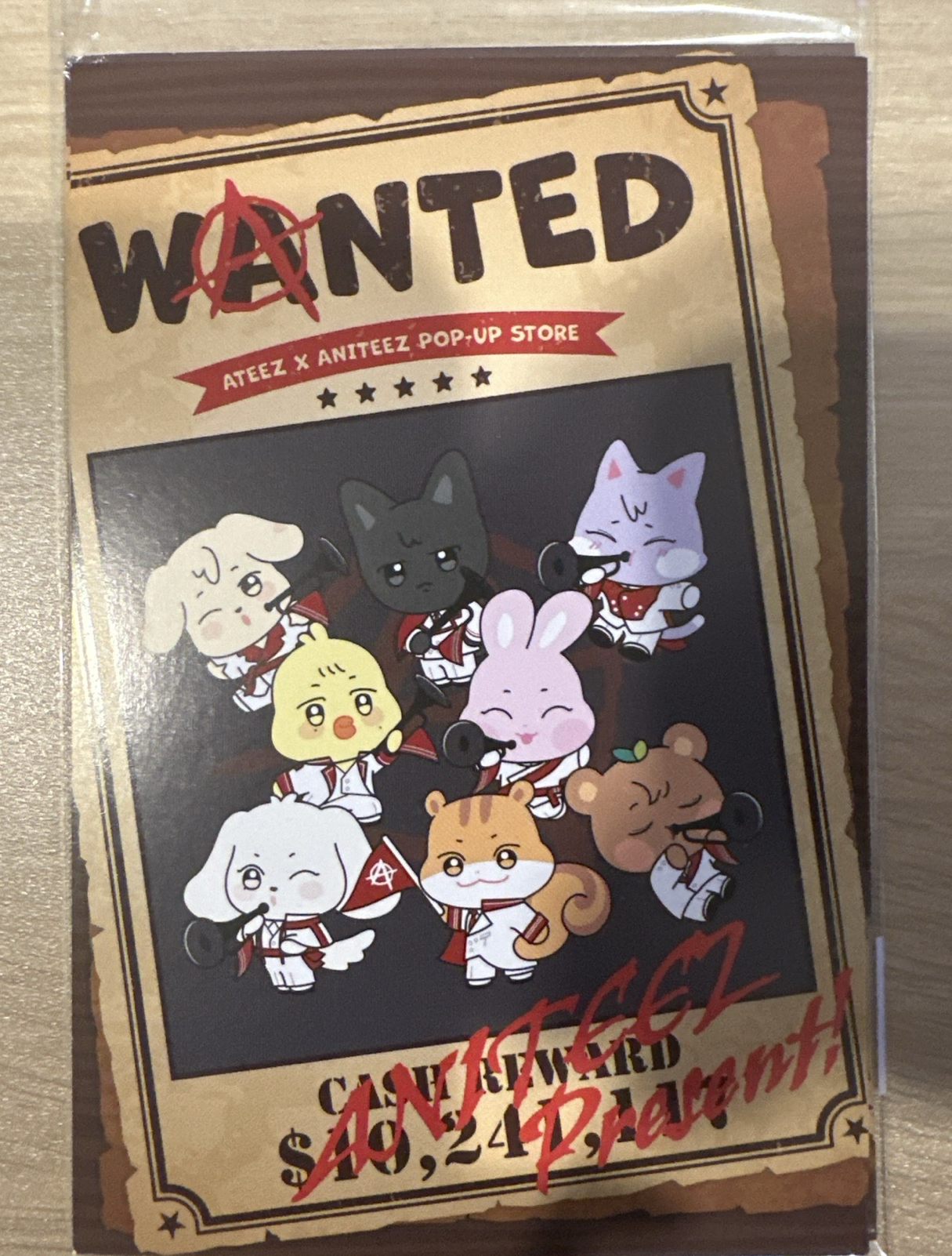 Aniteez in the calling 透卡+明信片 贈圖二任務卡