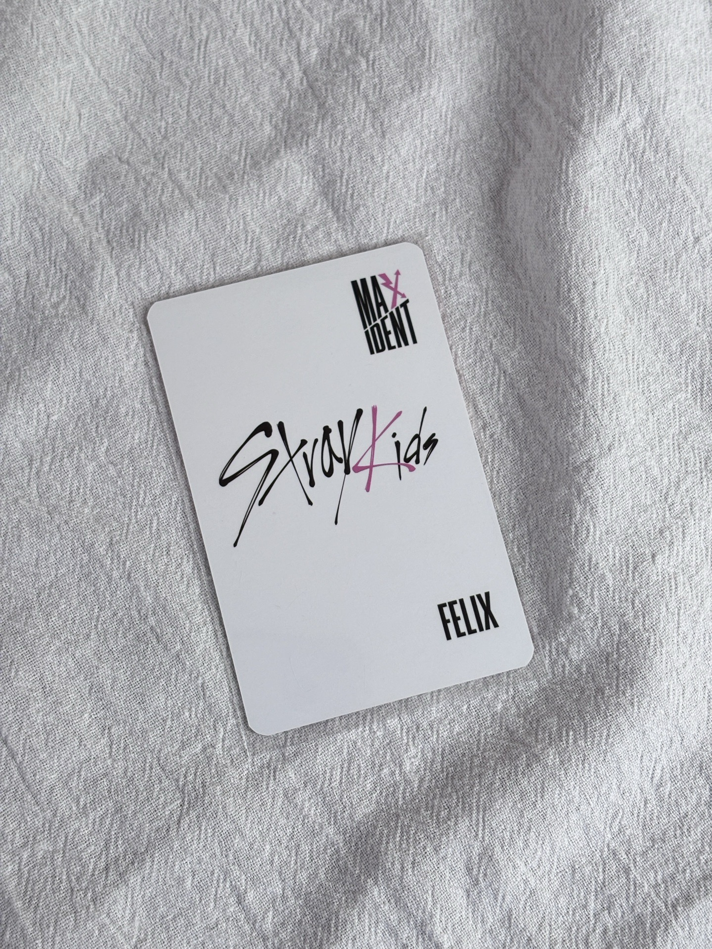 ［Stray Kids] 🩵菲 MAXIDENT Lotte Duty Free 樂天 特典卡 