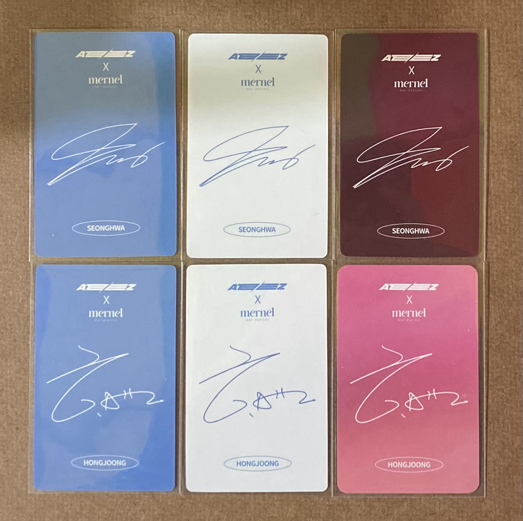 ATEEZ mernel 代言卡 弘中 星化