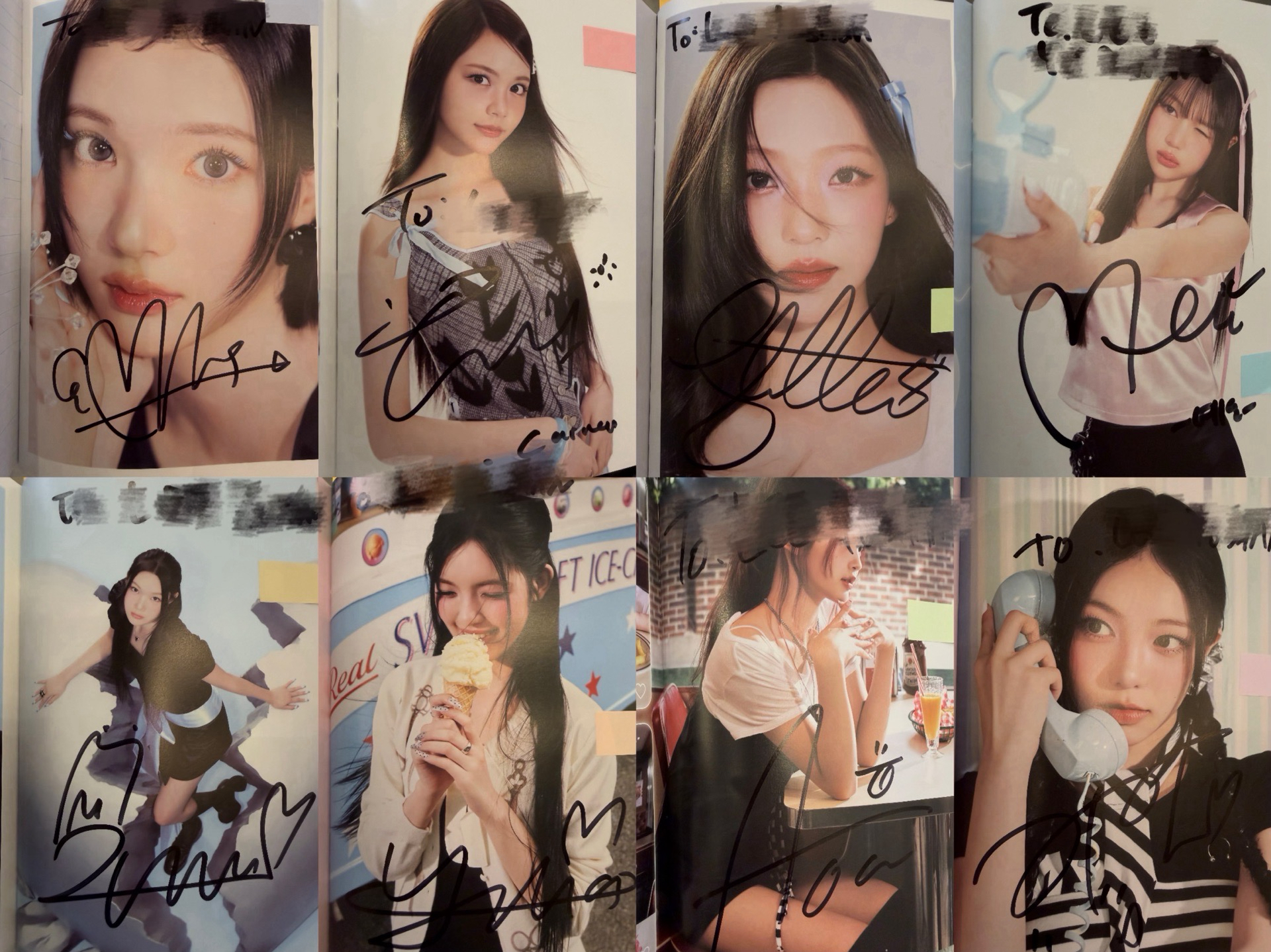 hearts2hearts 全員to簽 撕頁