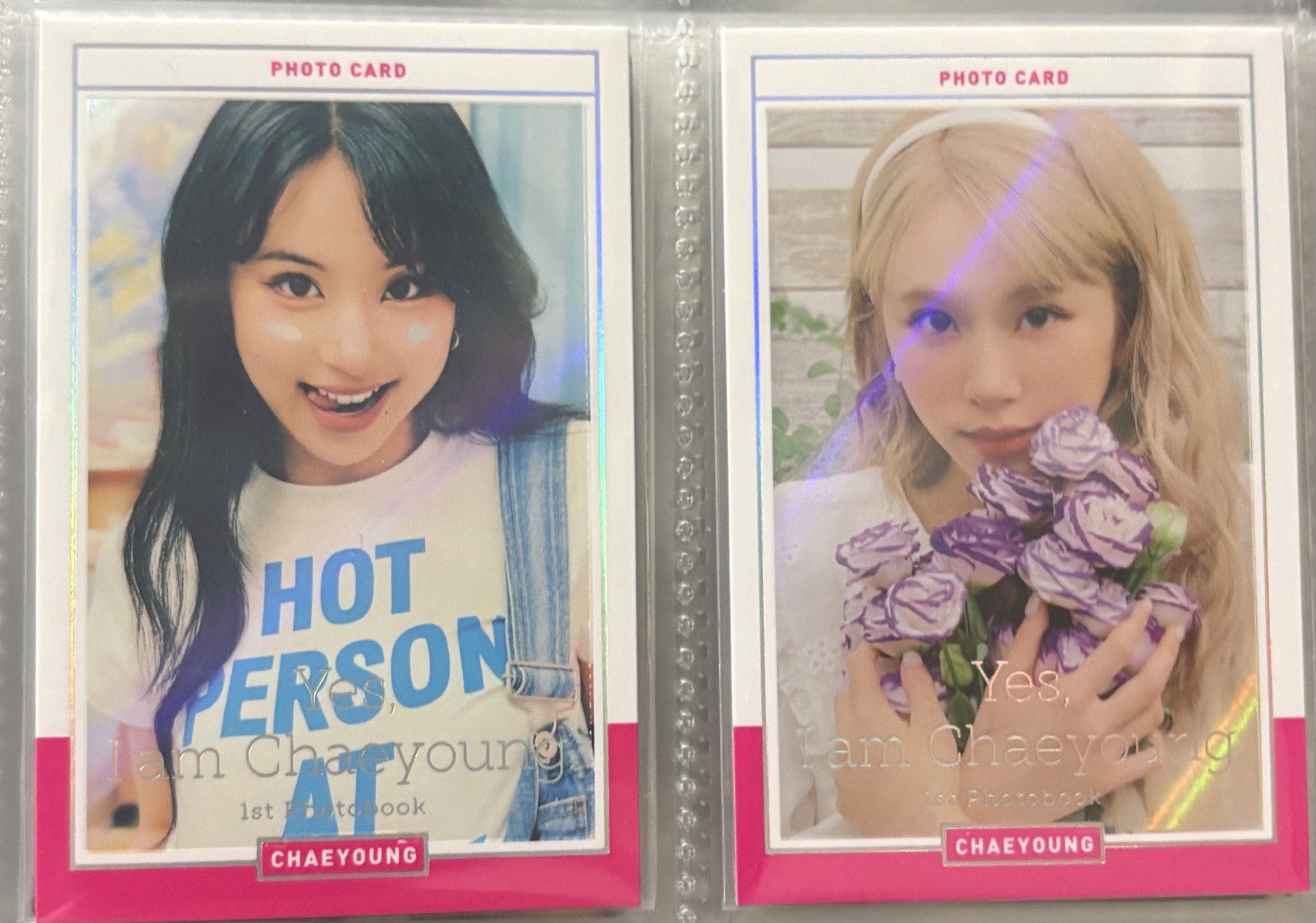 孫彩瑛粉板寫真卡