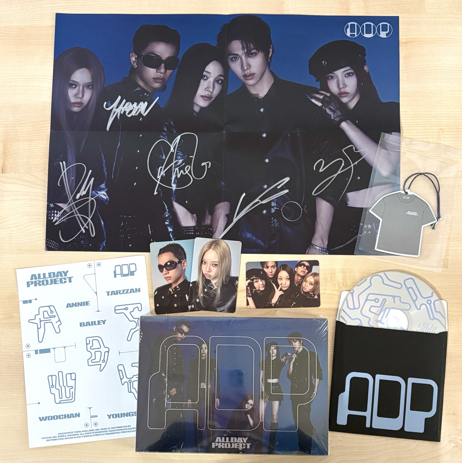 現貨未拆 ALLDAY PROJECT 迷一 海報簽名專輯