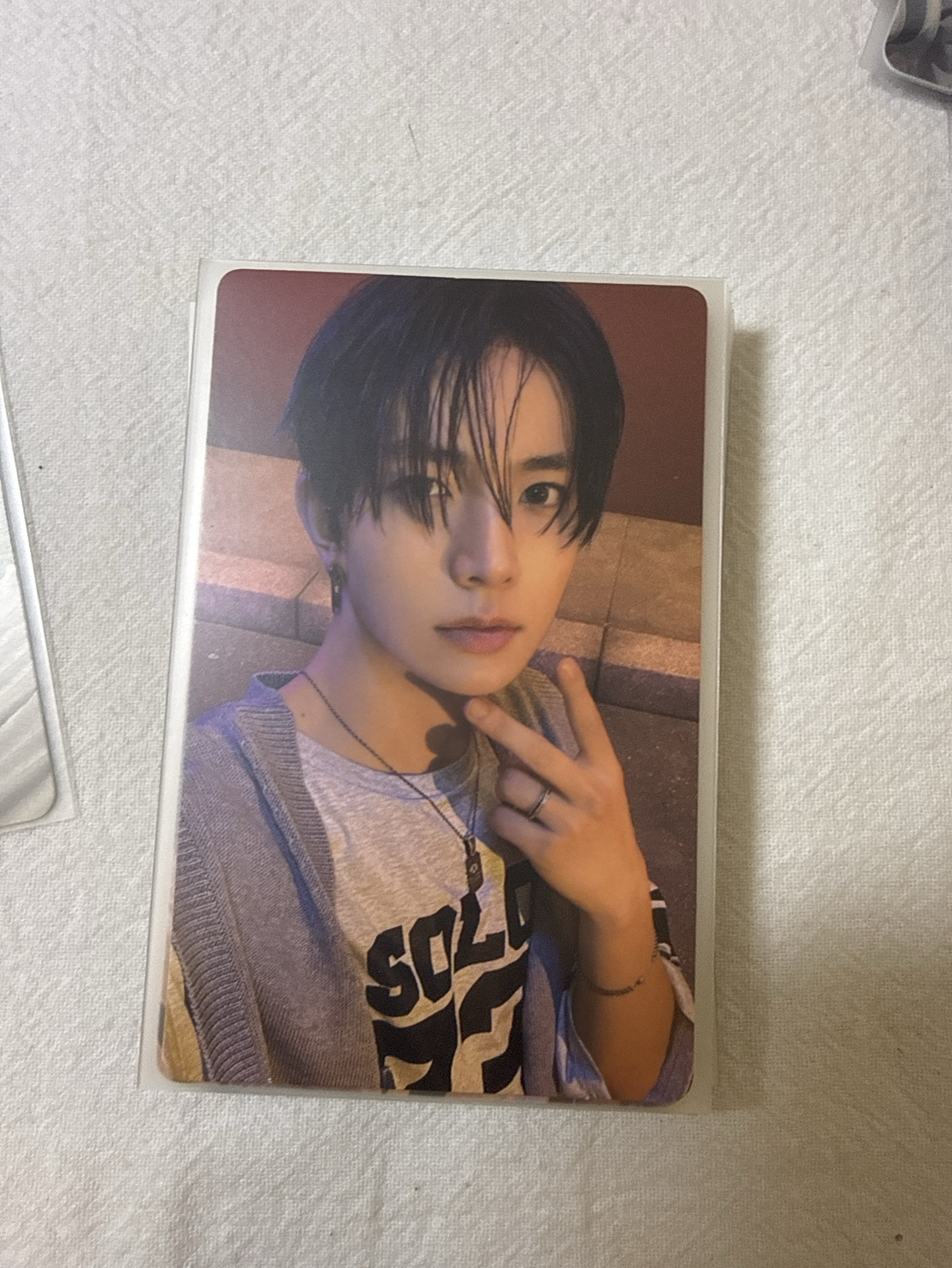 迷五橘版專輯卡 反手比耶