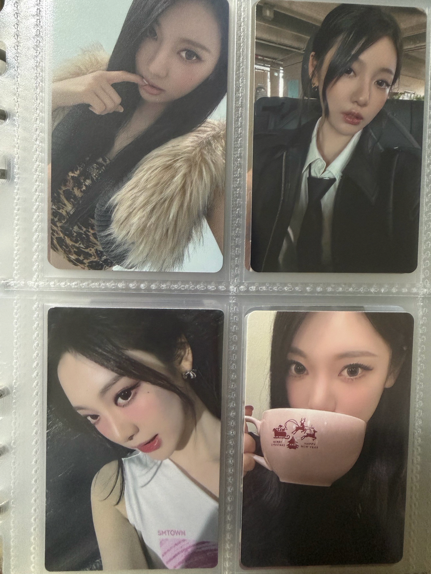 aespa 寧寧 滿額卡 HMV 入場卡 聖誕隨機卡