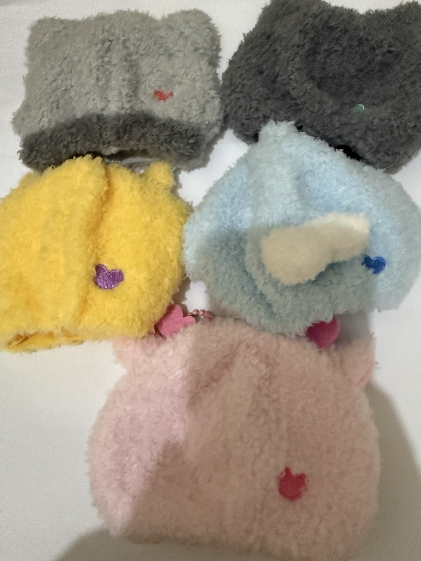 💙💜🩷❤️🖤娃帽（二手）