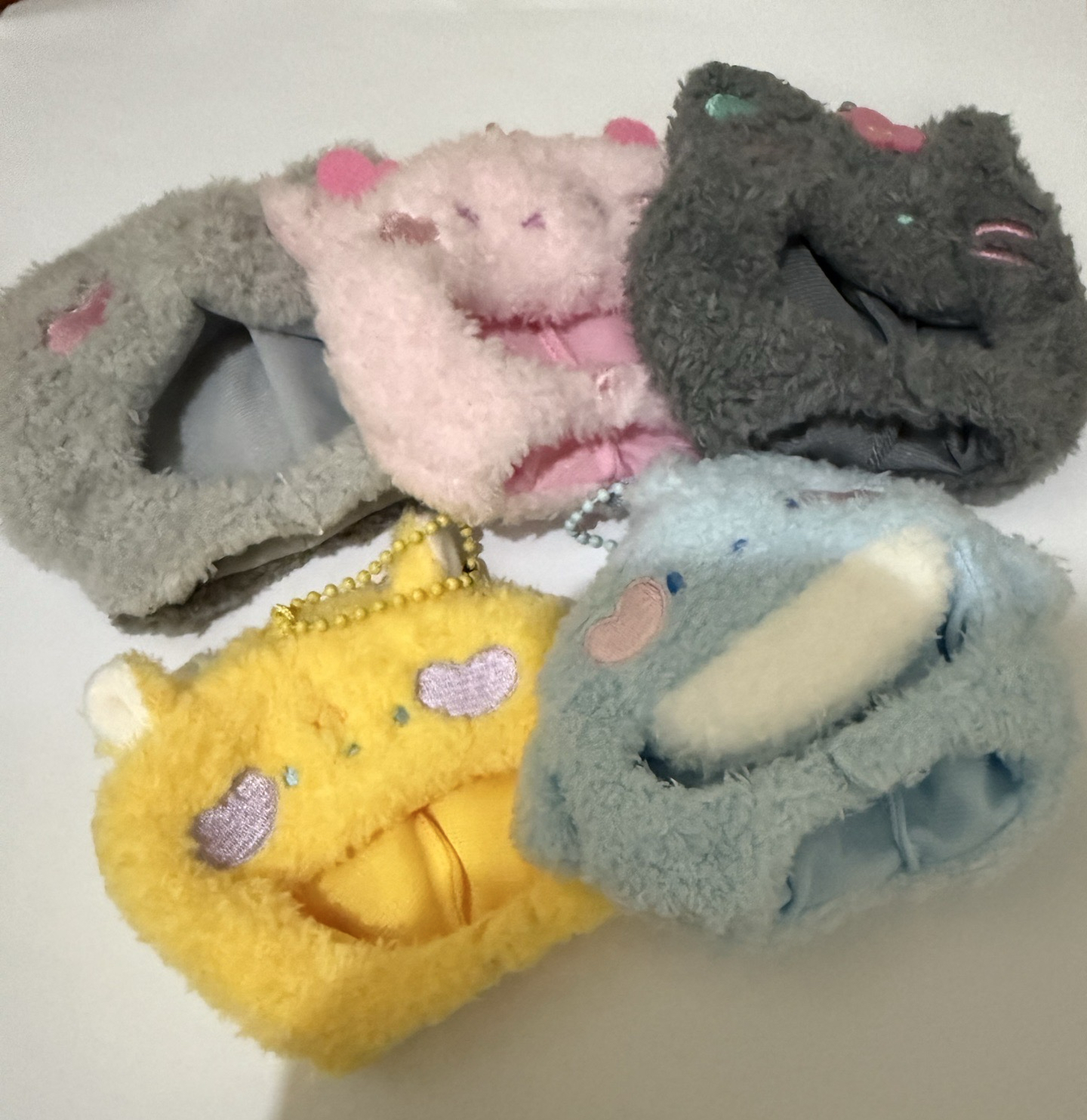 💙💜🩷❤️🖤娃帽（二手）