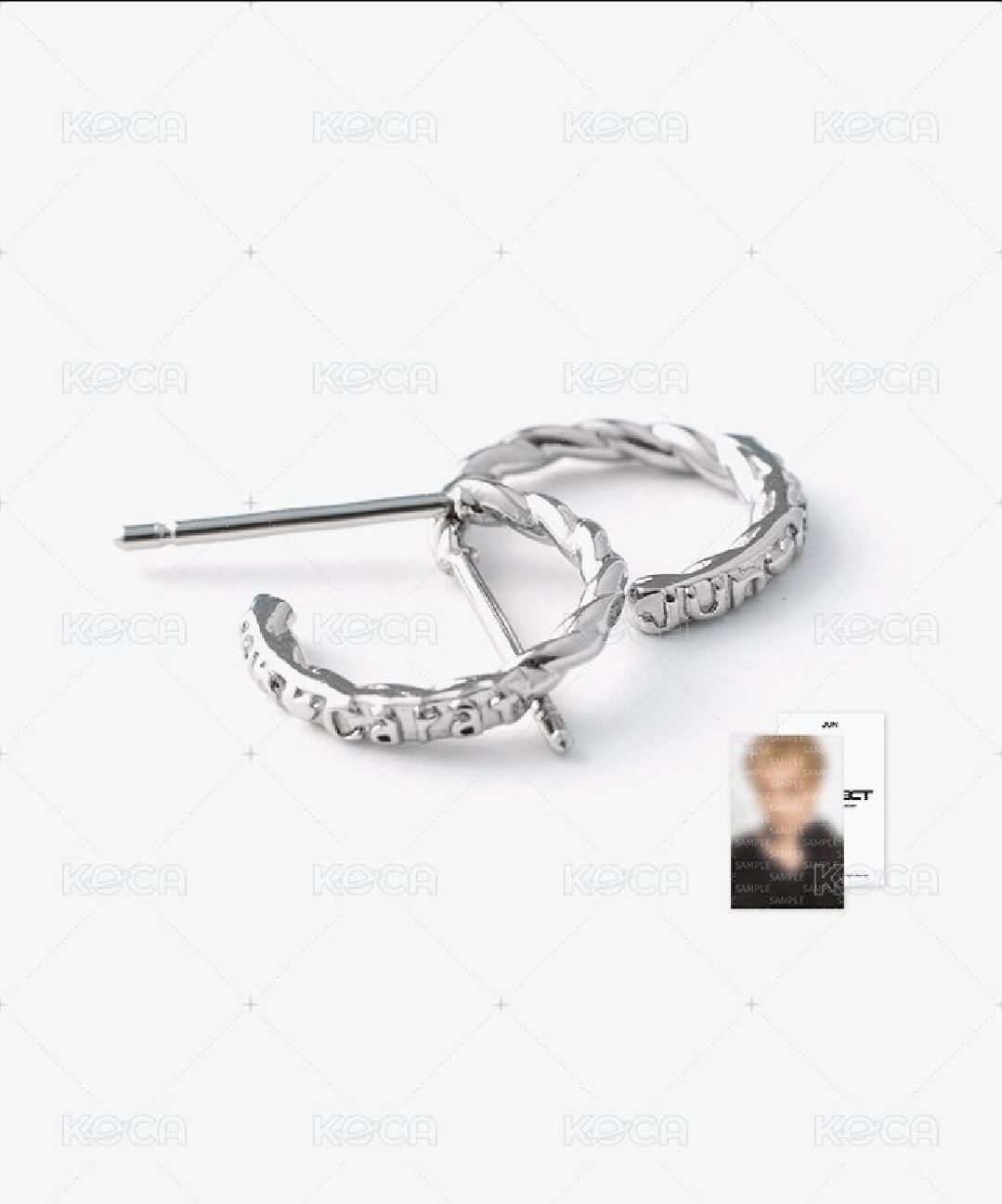 八週年耳環 俊 JUN 全新未拆封 現貨