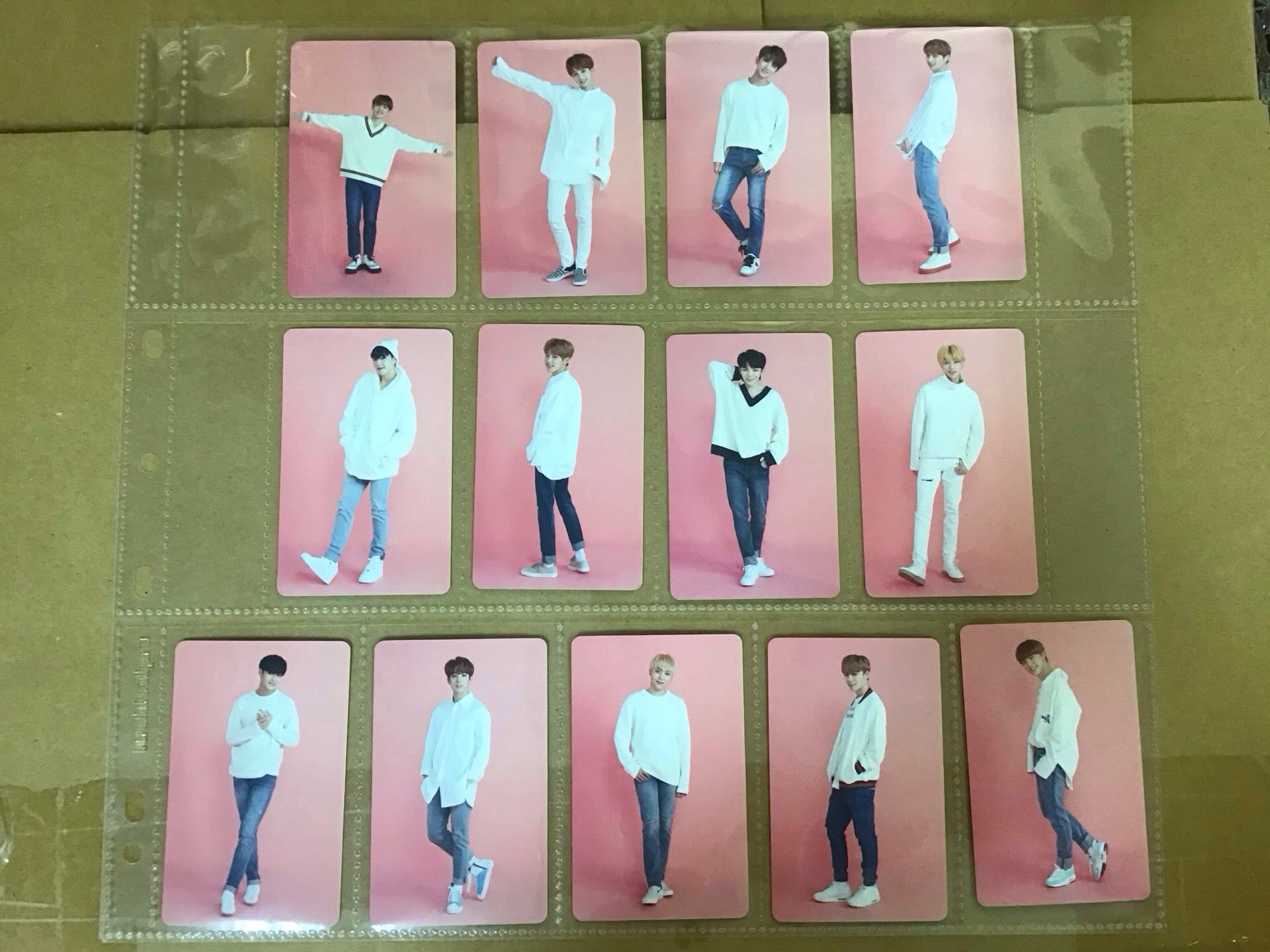 SEVENTEEN 2018克拉島鐵盒小卡 套卡