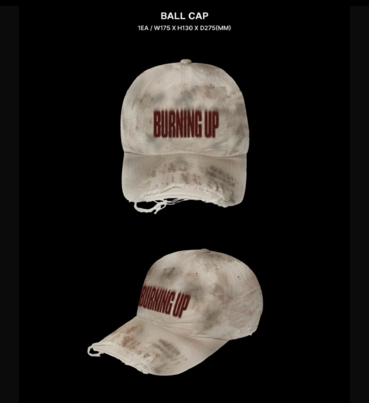 MEOVV Burning up  全新棒球帽