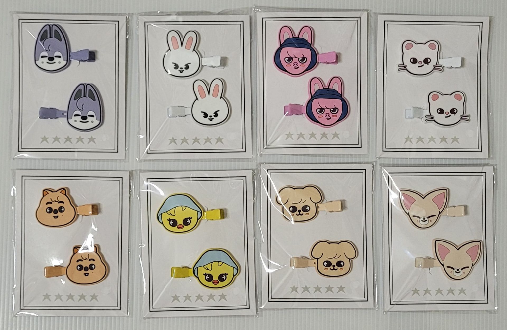 日本五星蛋巡髮夾