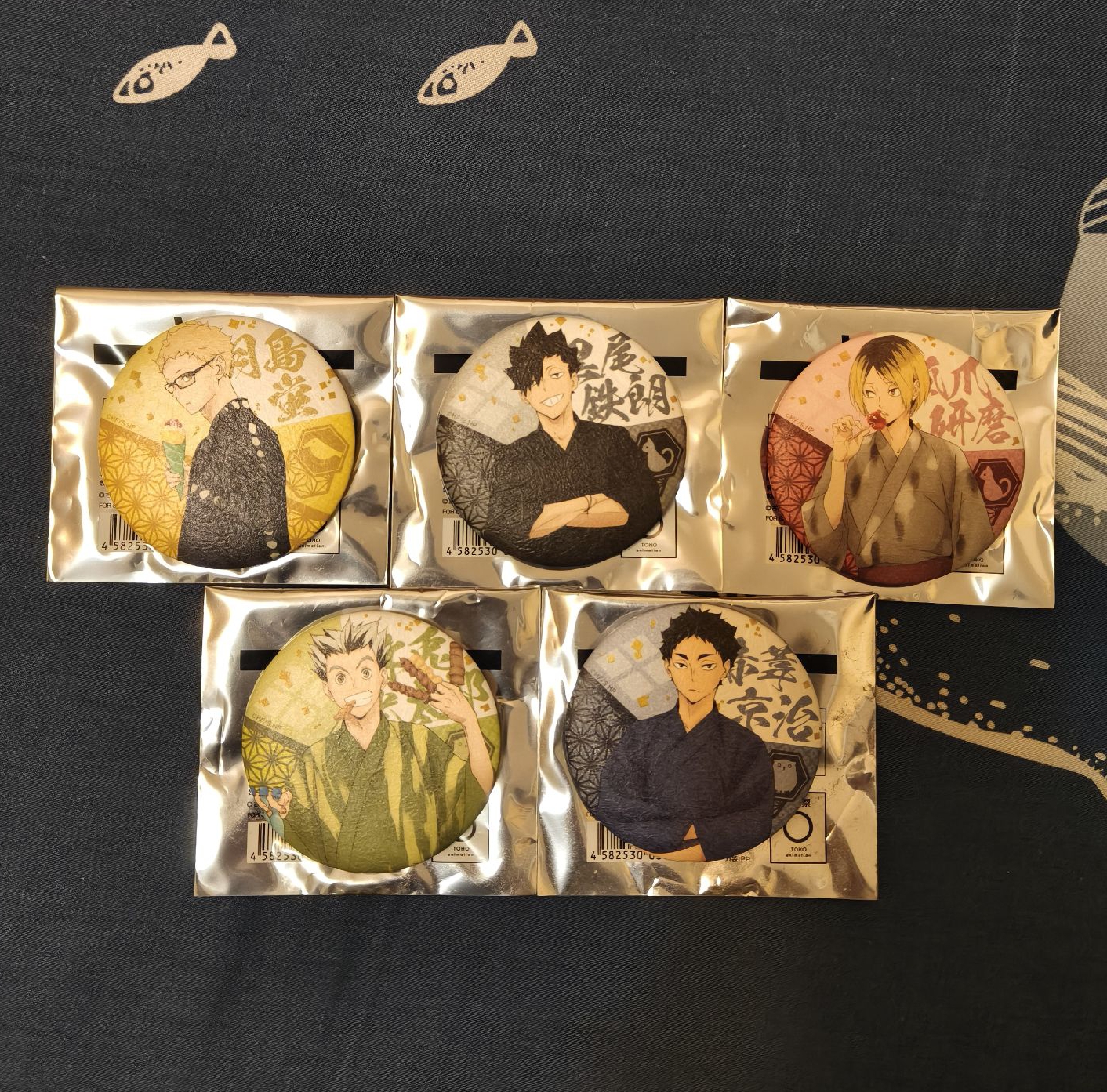 排球少年 緣日祭和紙徽