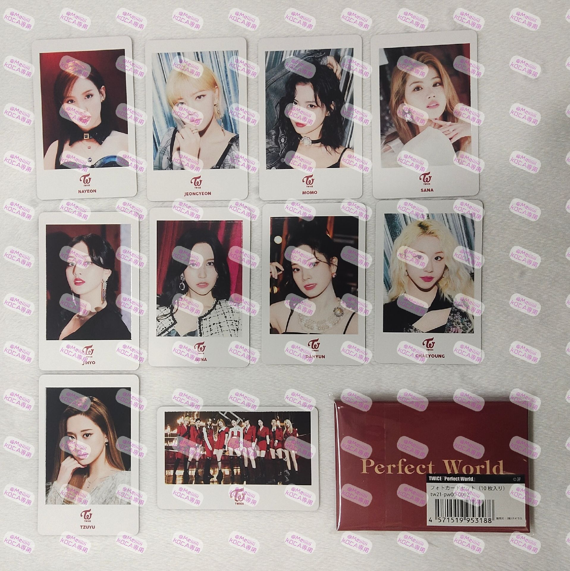 TWICE Perfect World 日本小卡組