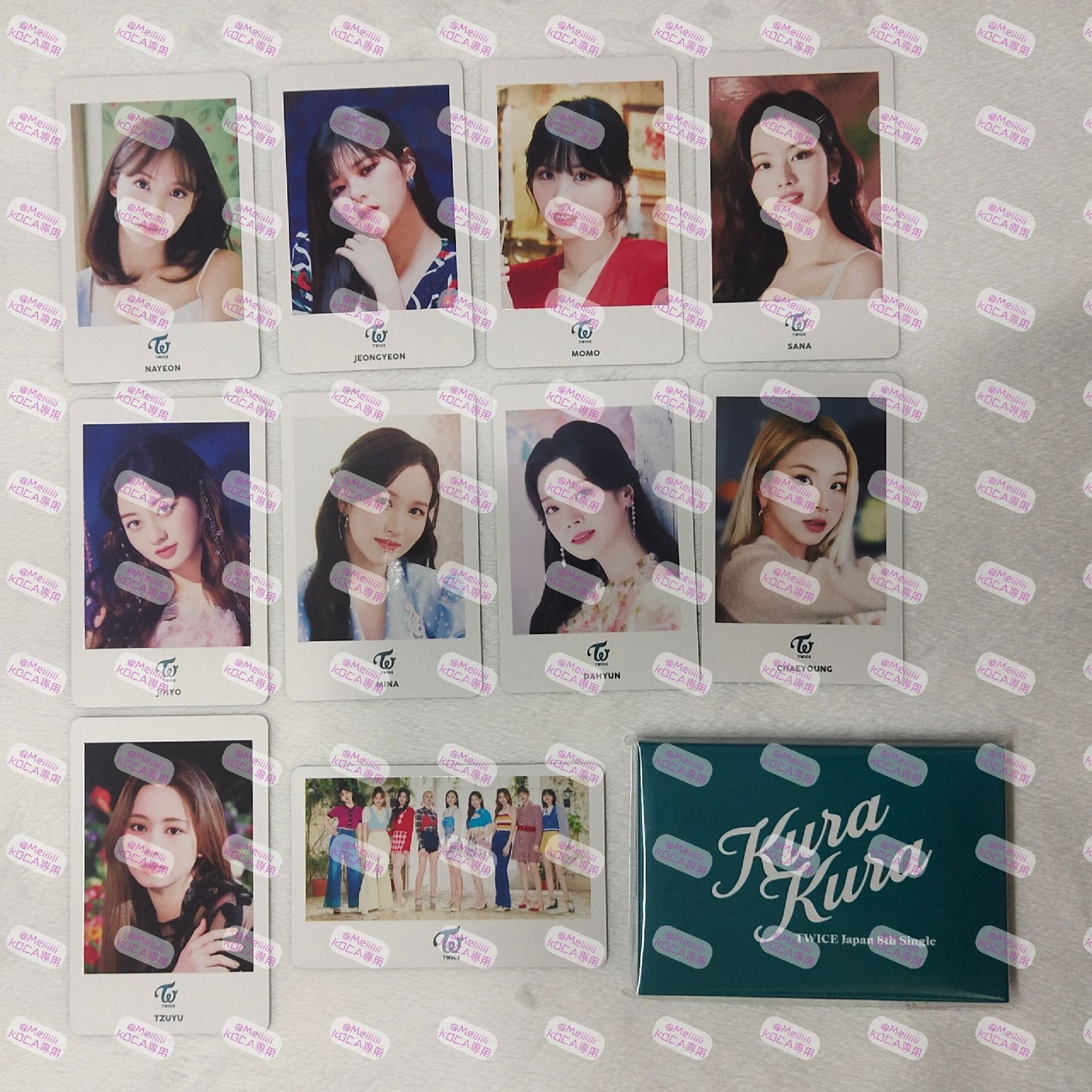 TWICE KURA KURA 日本小卡組