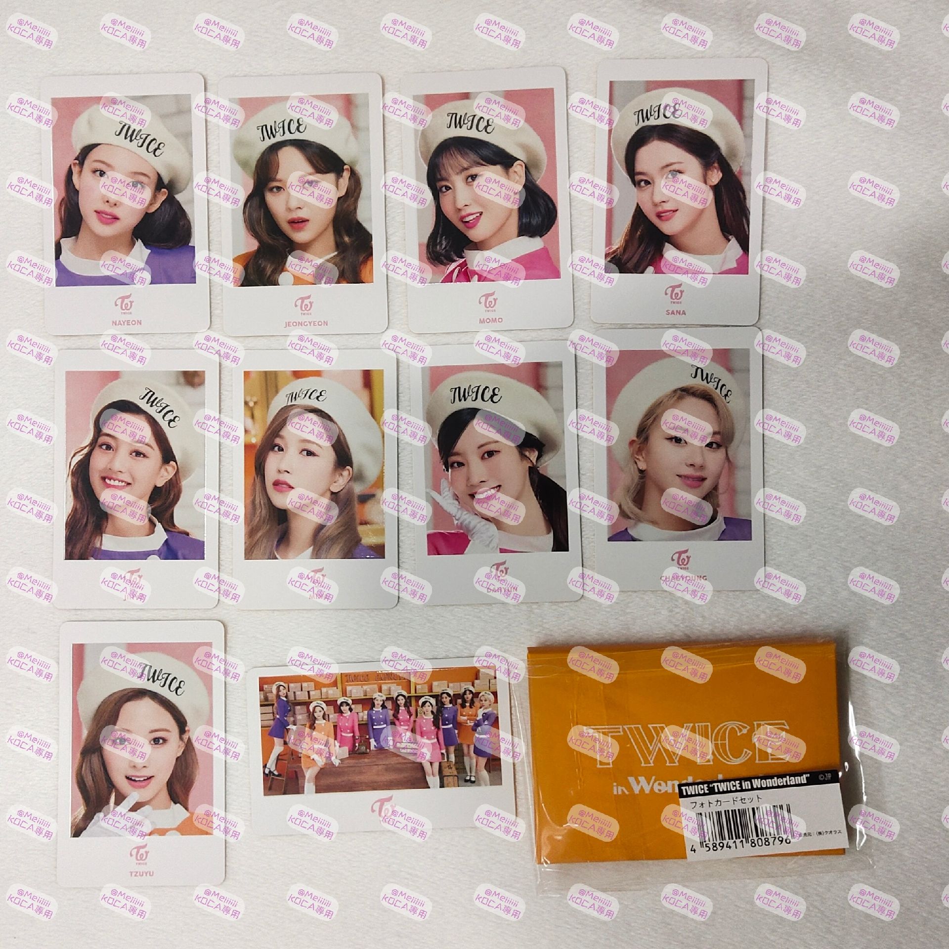 TWICE in Wonderland 日本小卡組