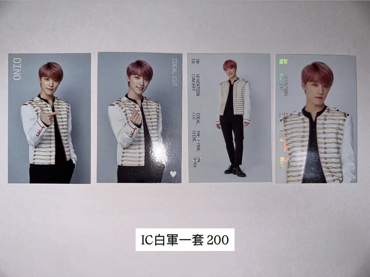 李燦 IDEAL CUT卡包 白軍一套