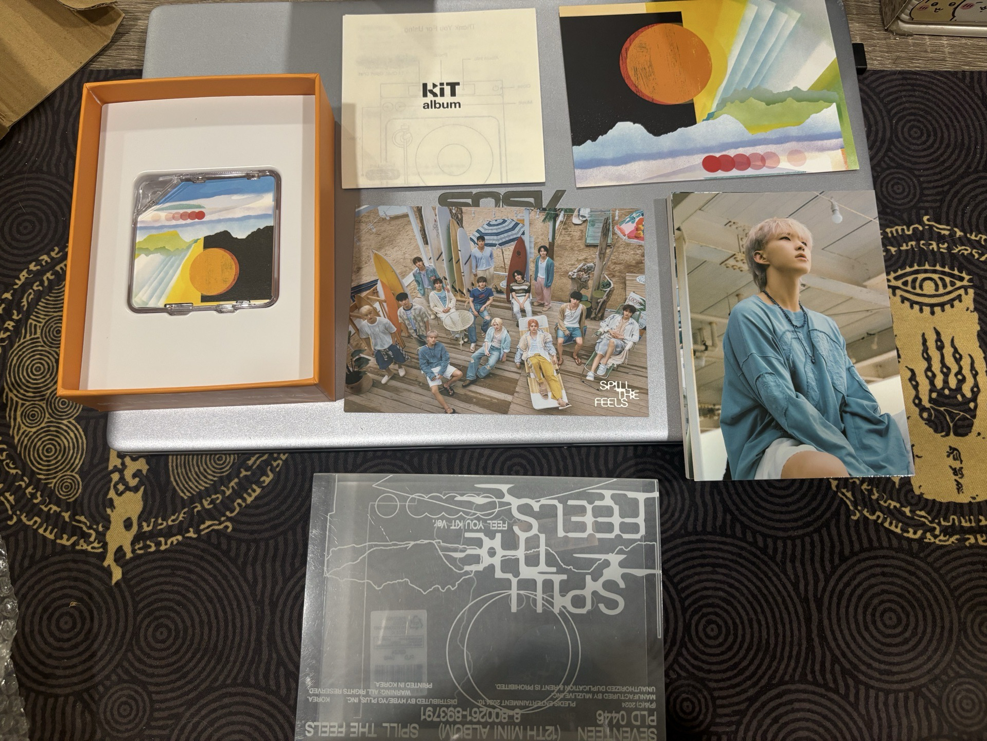 seventeen 迷12 kit 橘版空專