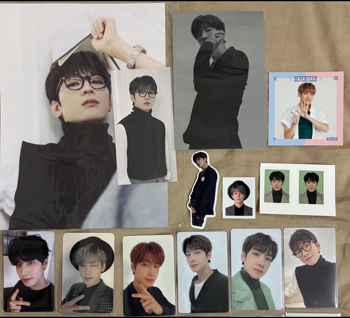 Sevevteen Wonwoo 圓佑 年曆卡 2019-2022、2024