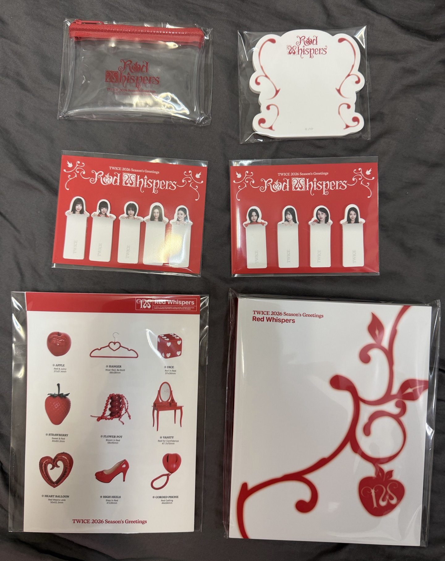 TWICE 2026年曆 除了桌曆以外的固配