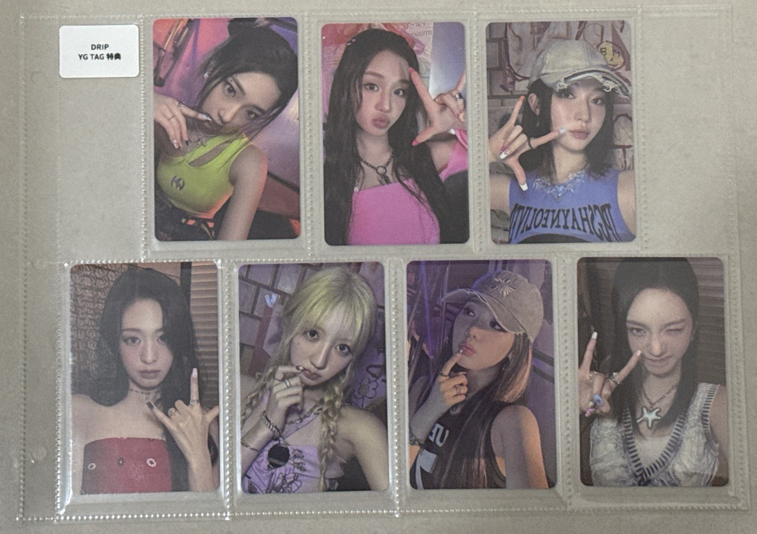 [DRIP] 韓國 YG TAG 特典 套出