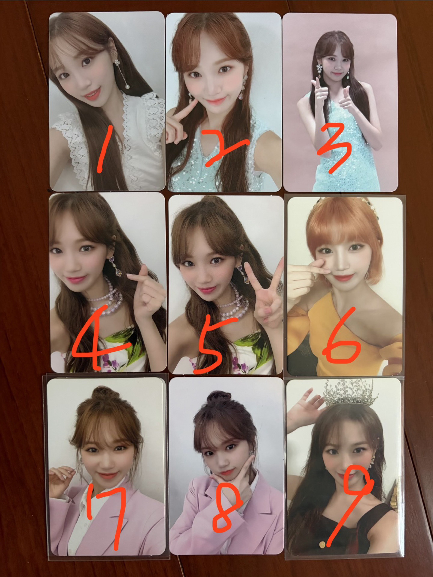 采源 IZ*ONE 時期 BLOOM*IZ 專輯卡 