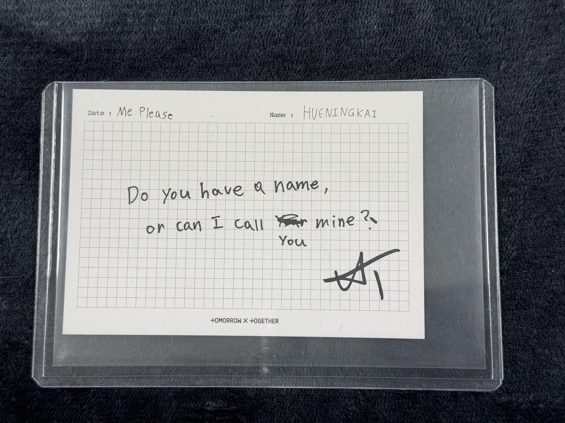 迷七 簽名卡 KAI