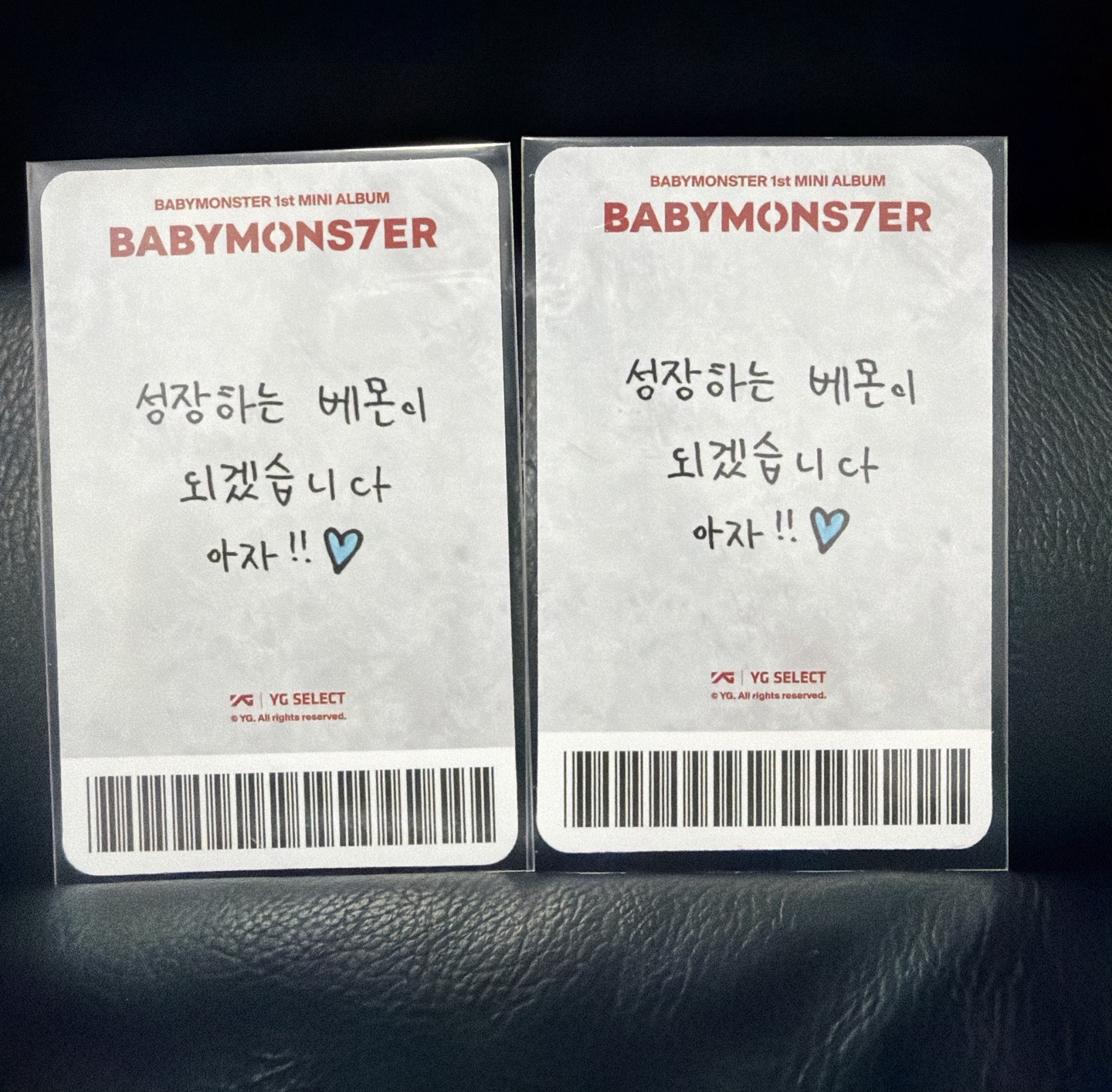 Pharita yg預售單封特典（韓背）