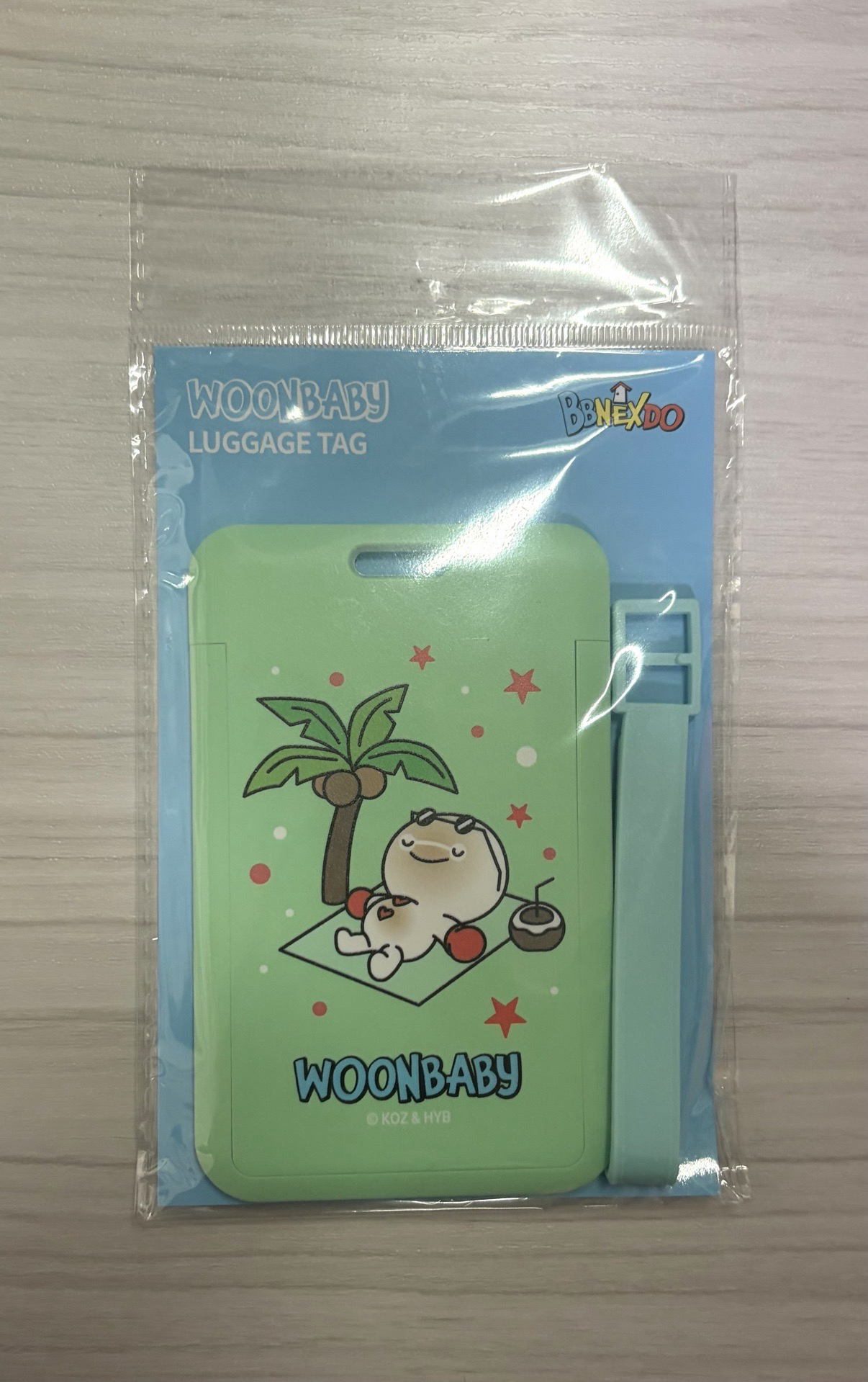 ［全新］boynextdoor woonbabay行李吊牌 雲寶寶 行李吊牌 雲鶴