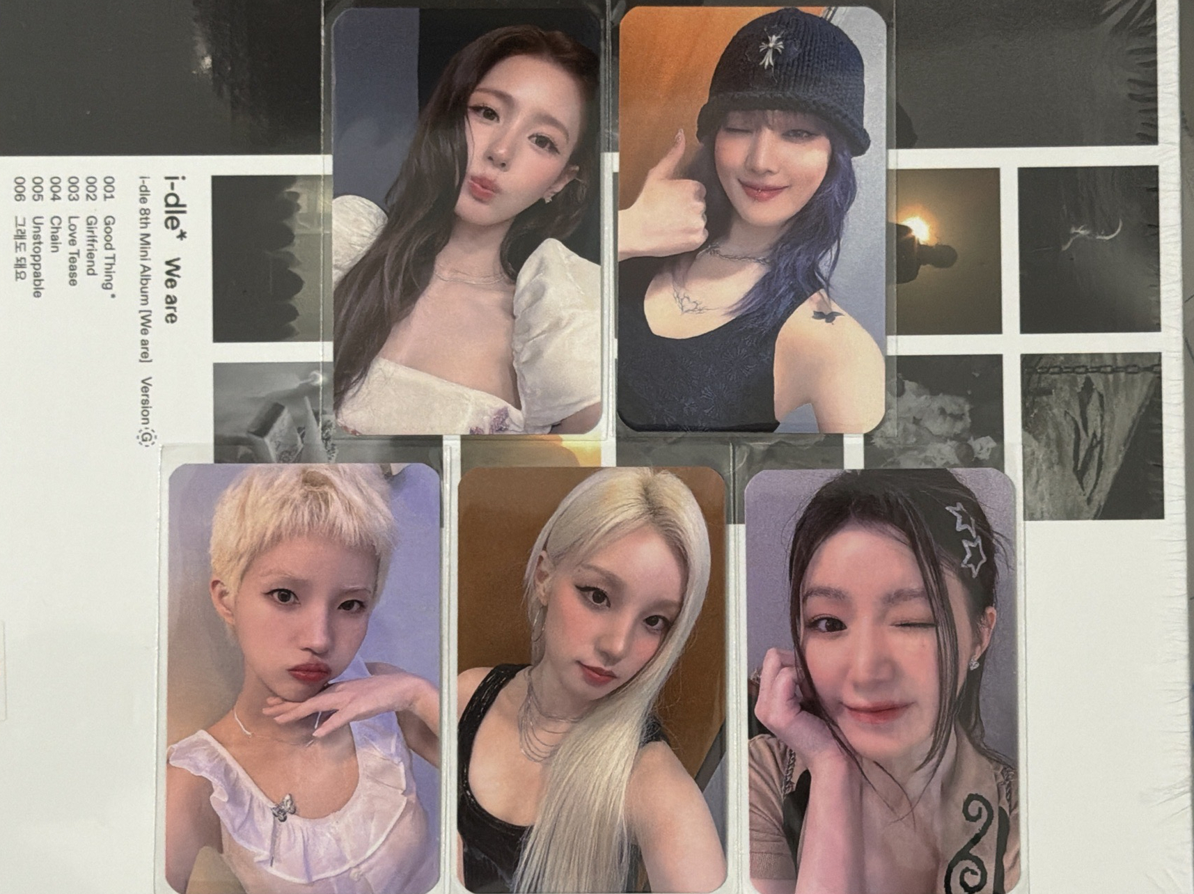 i-dle We are Fanme飯迷 特典 打歌舞台系列