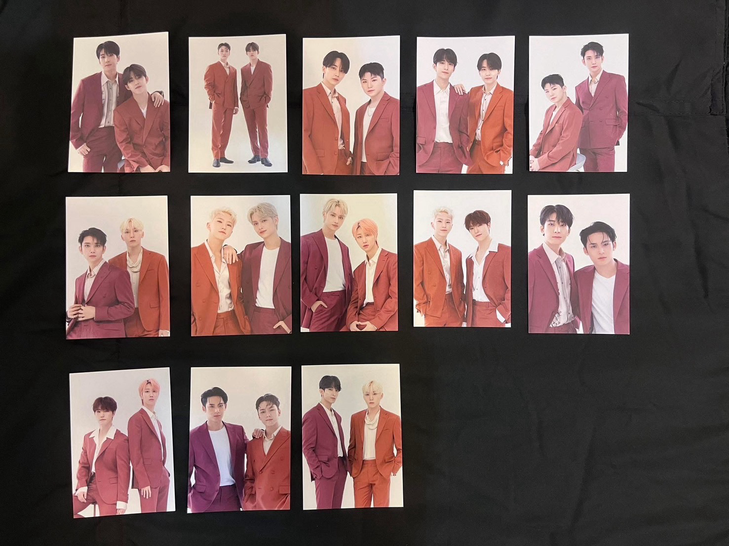 SEVENTEEN World Tour BE THE SUN JAPAN T-shirt 貼紙卡一組