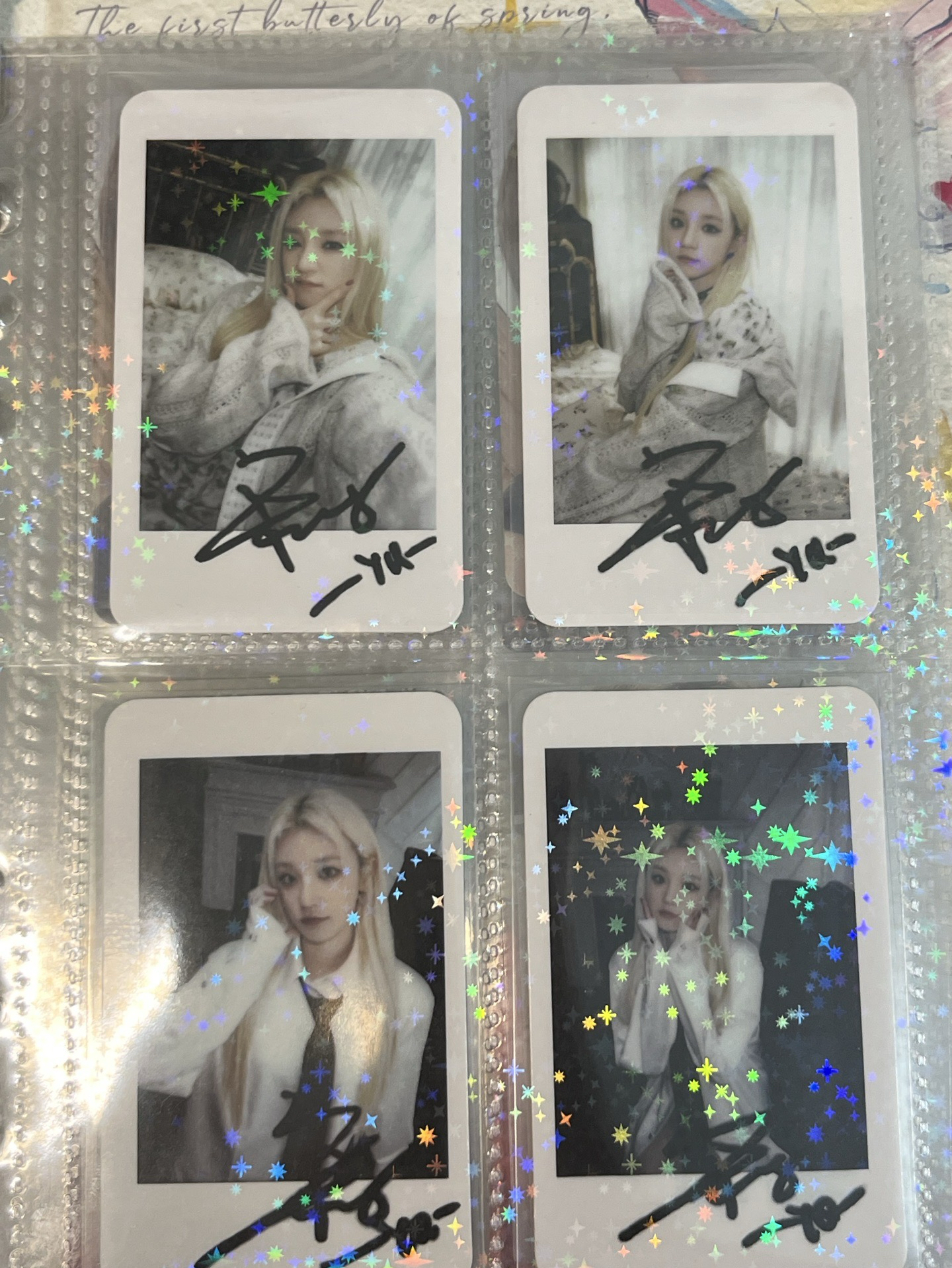 雨琦xblush雜誌卡一套印簽