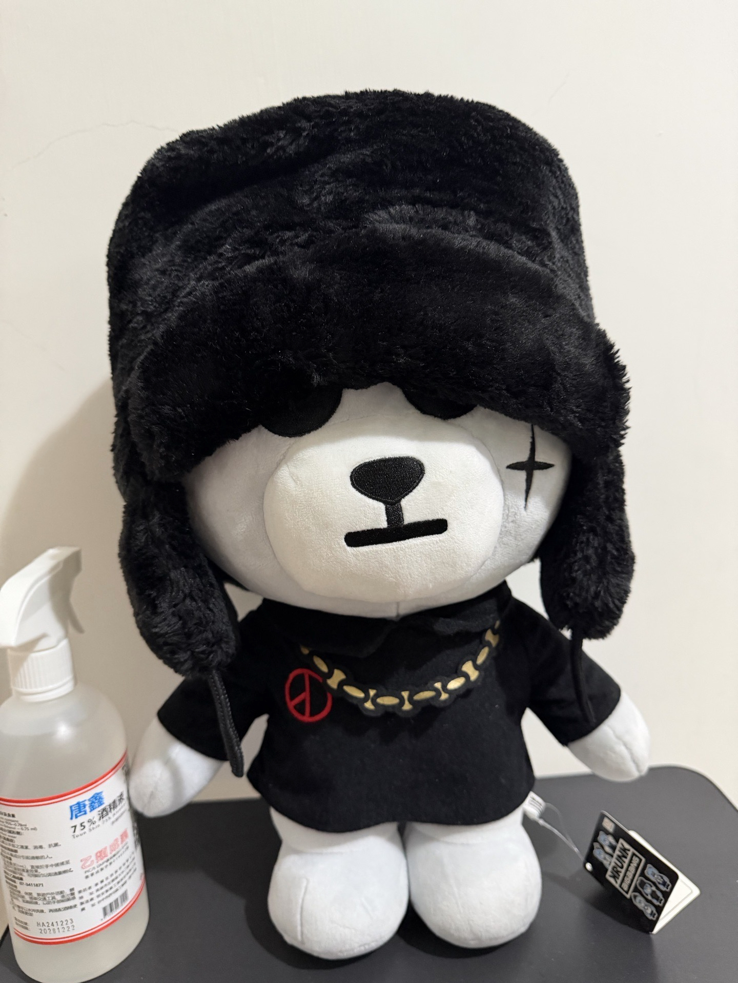 GD大隻 KRUNK熊 約40公分 雷鋒帽