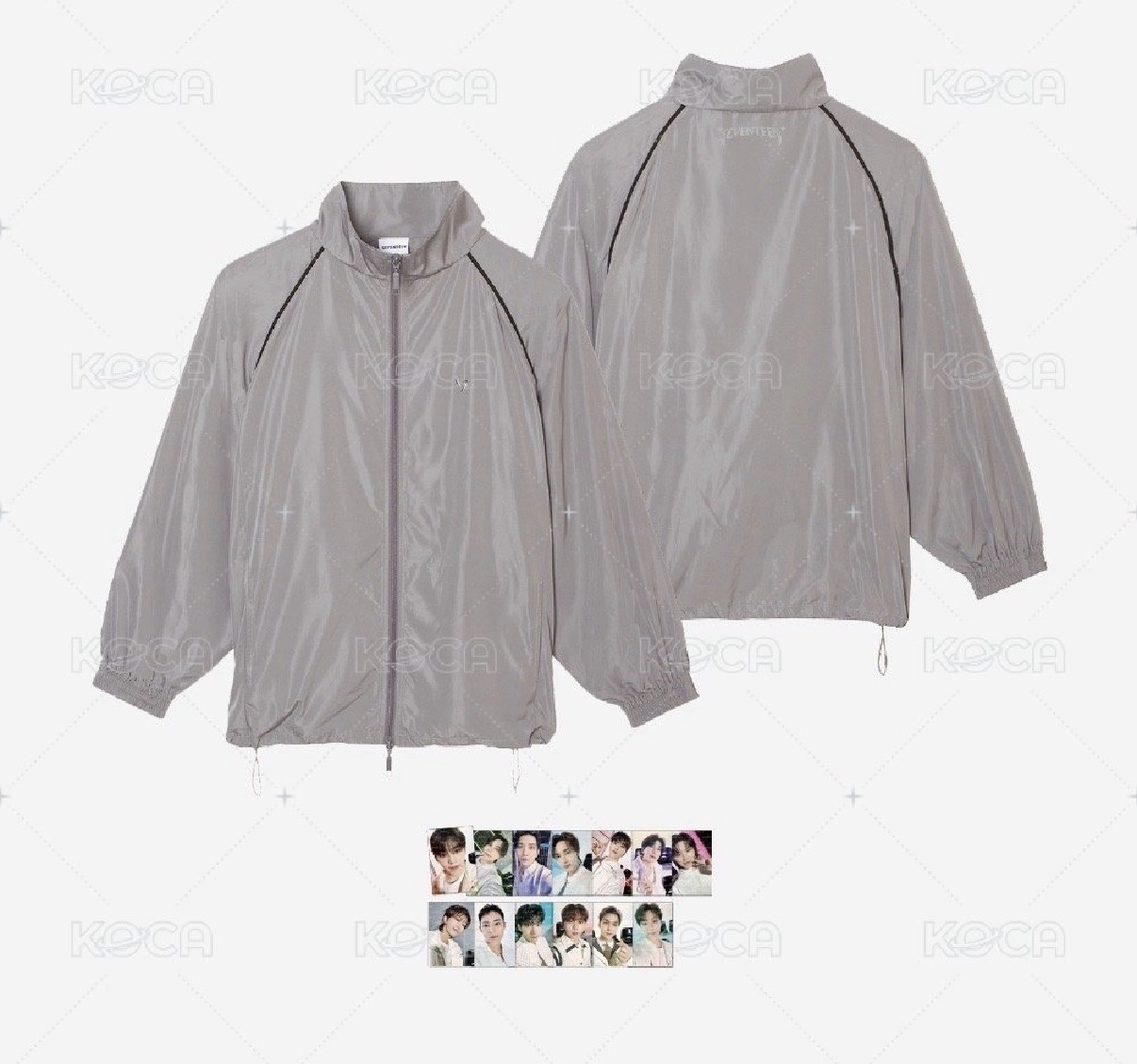  follow again Japan 灰色防曬外套 M