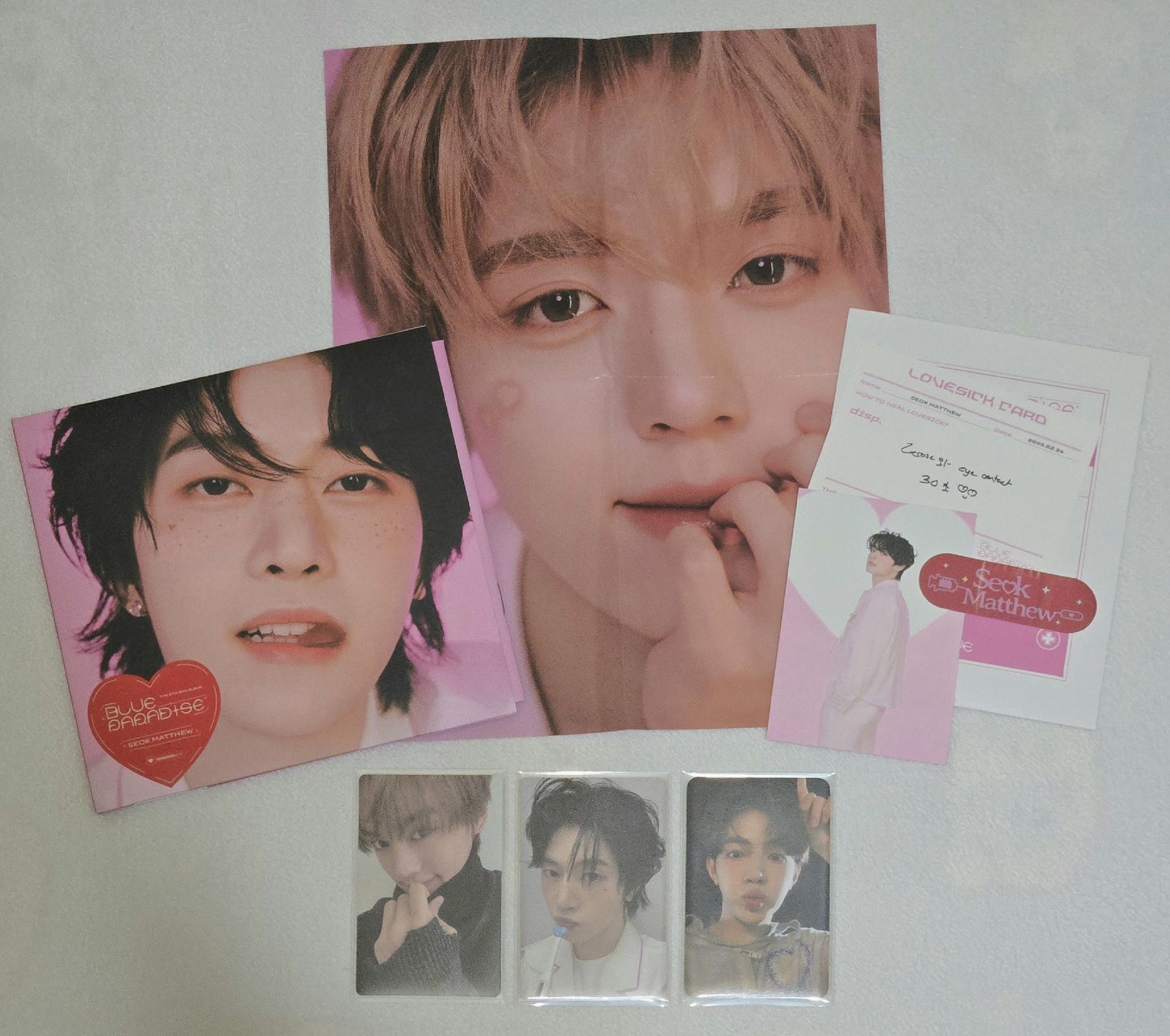 ZB1 WM生氣昊+馬修單封