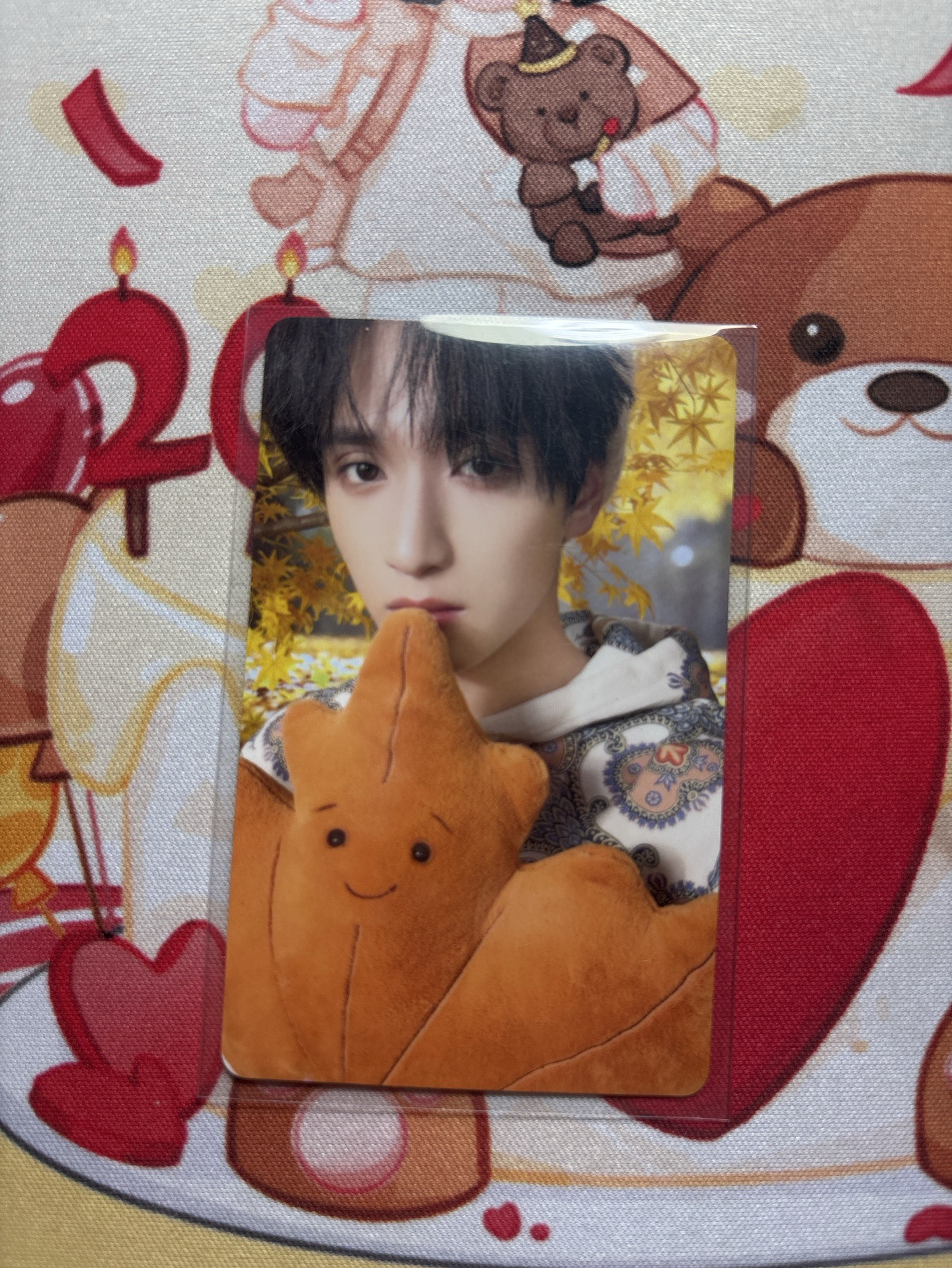 秋日記憶單人固卡