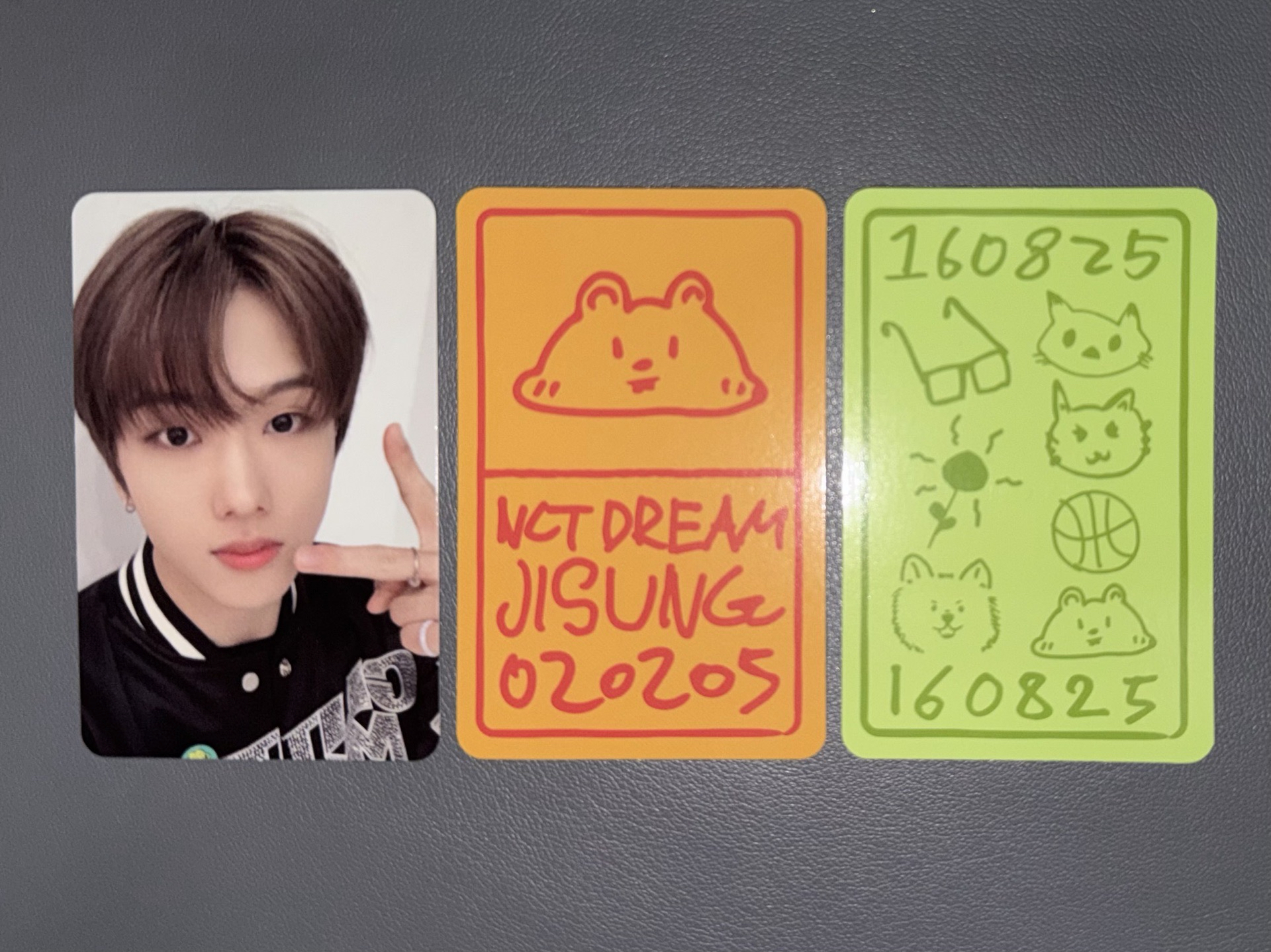 朴志晟 六週年幸運卡卡組 一套