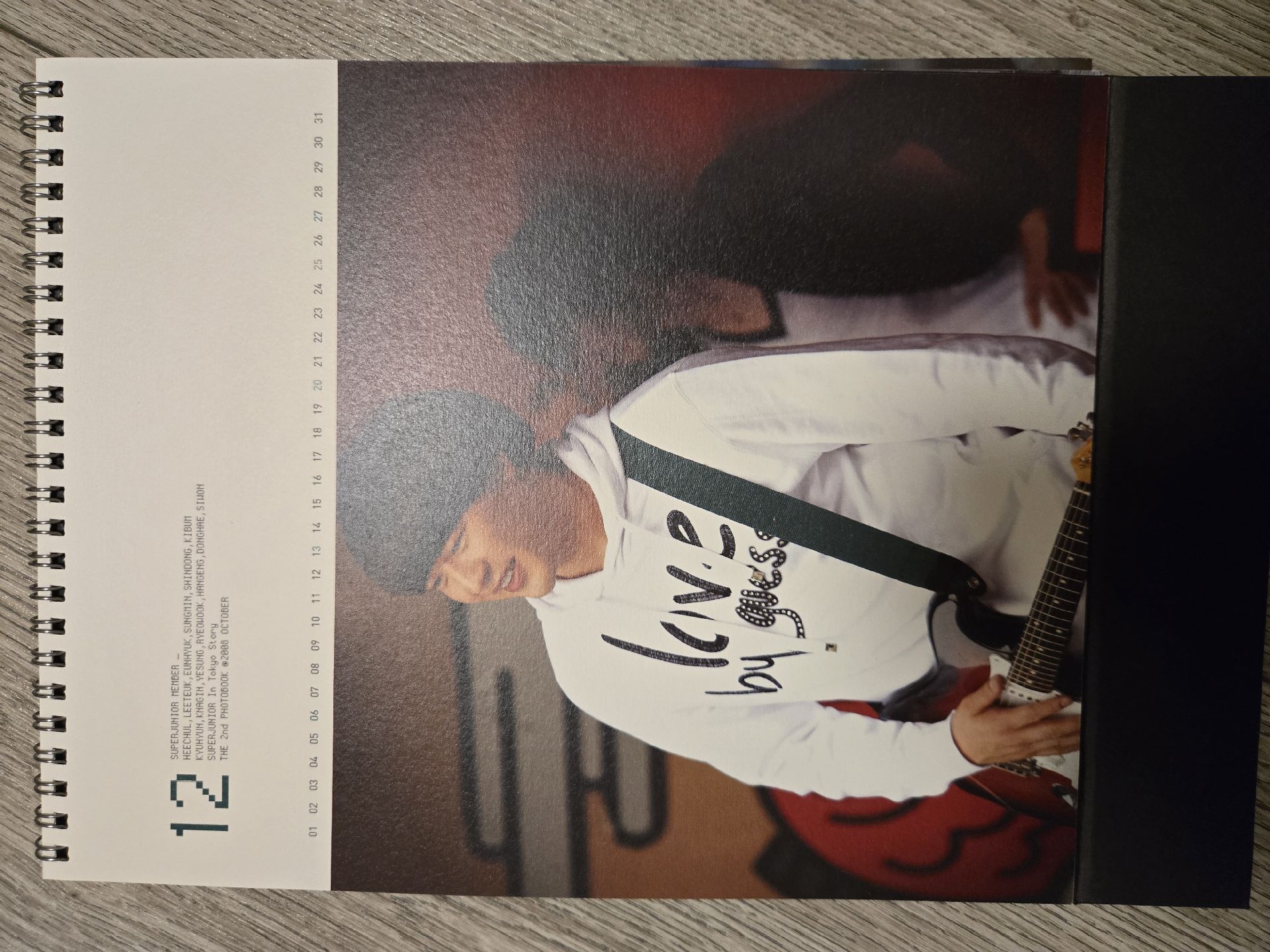 2009年Super Junior官方桌曆