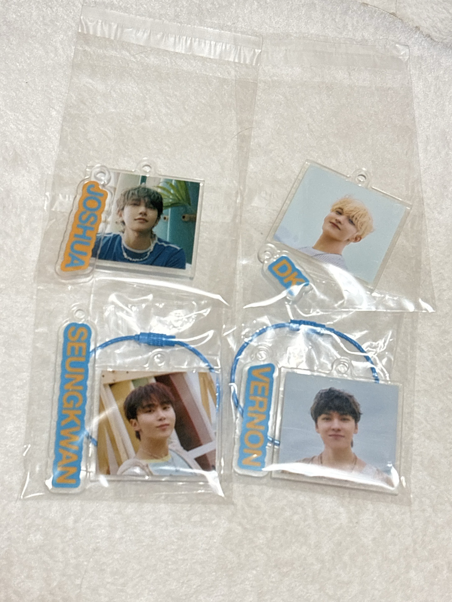 seventeen 迷12 成員壓克力鑰匙圈一對