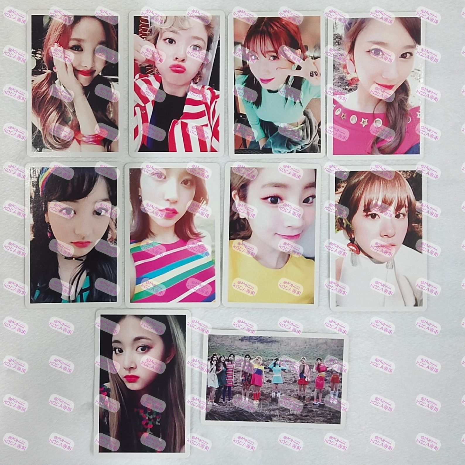 TWICE SIGNAL 預購禮 預售禮小卡