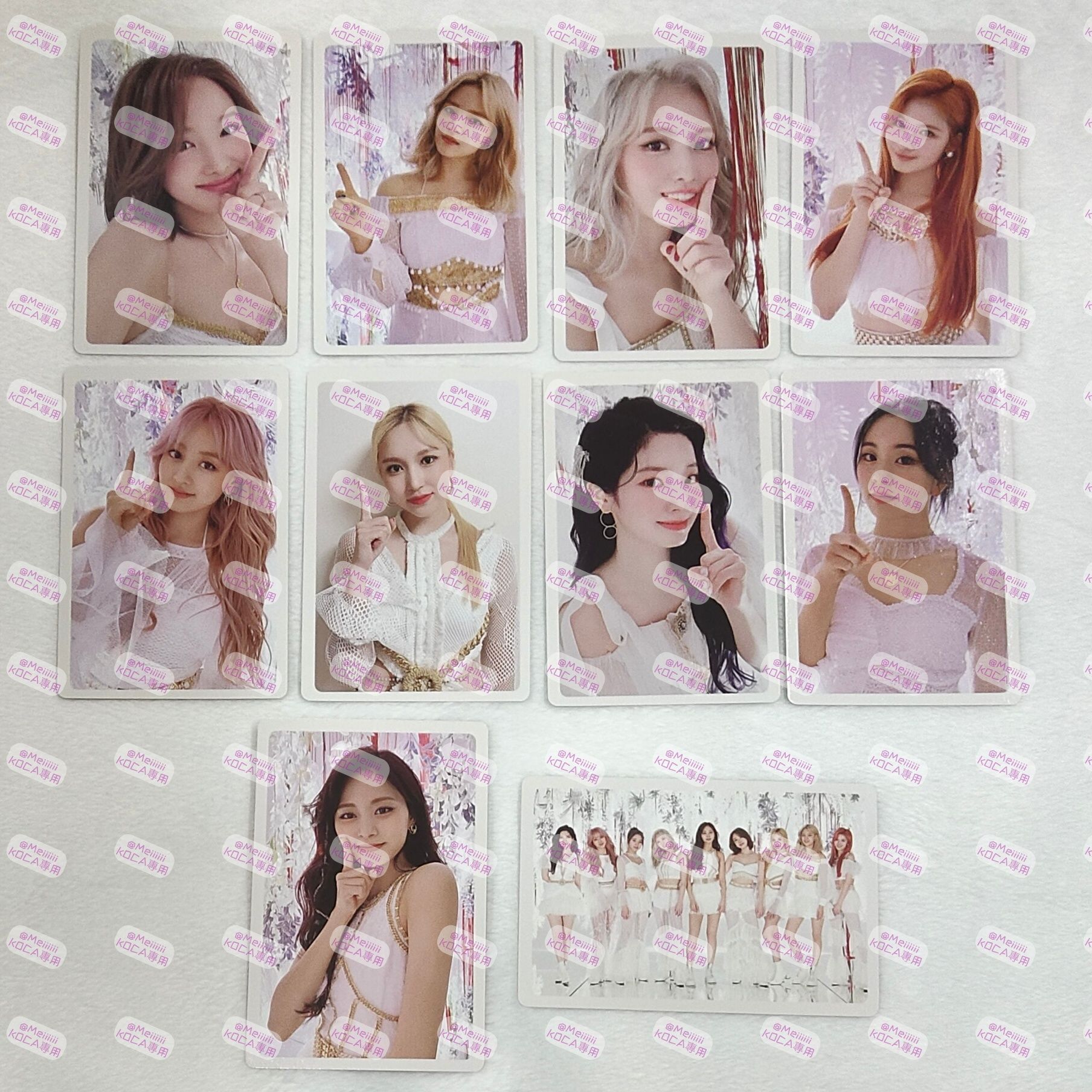 TWICE MORE & MORE 預購禮 預售禮小卡