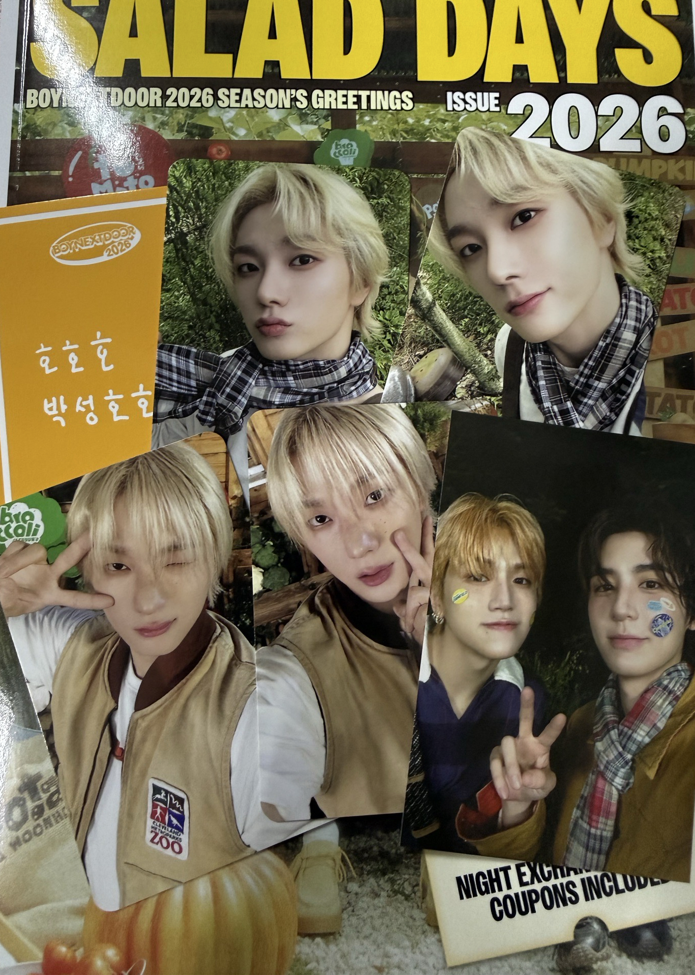 【Boynextdoor】朴成淏年曆卡