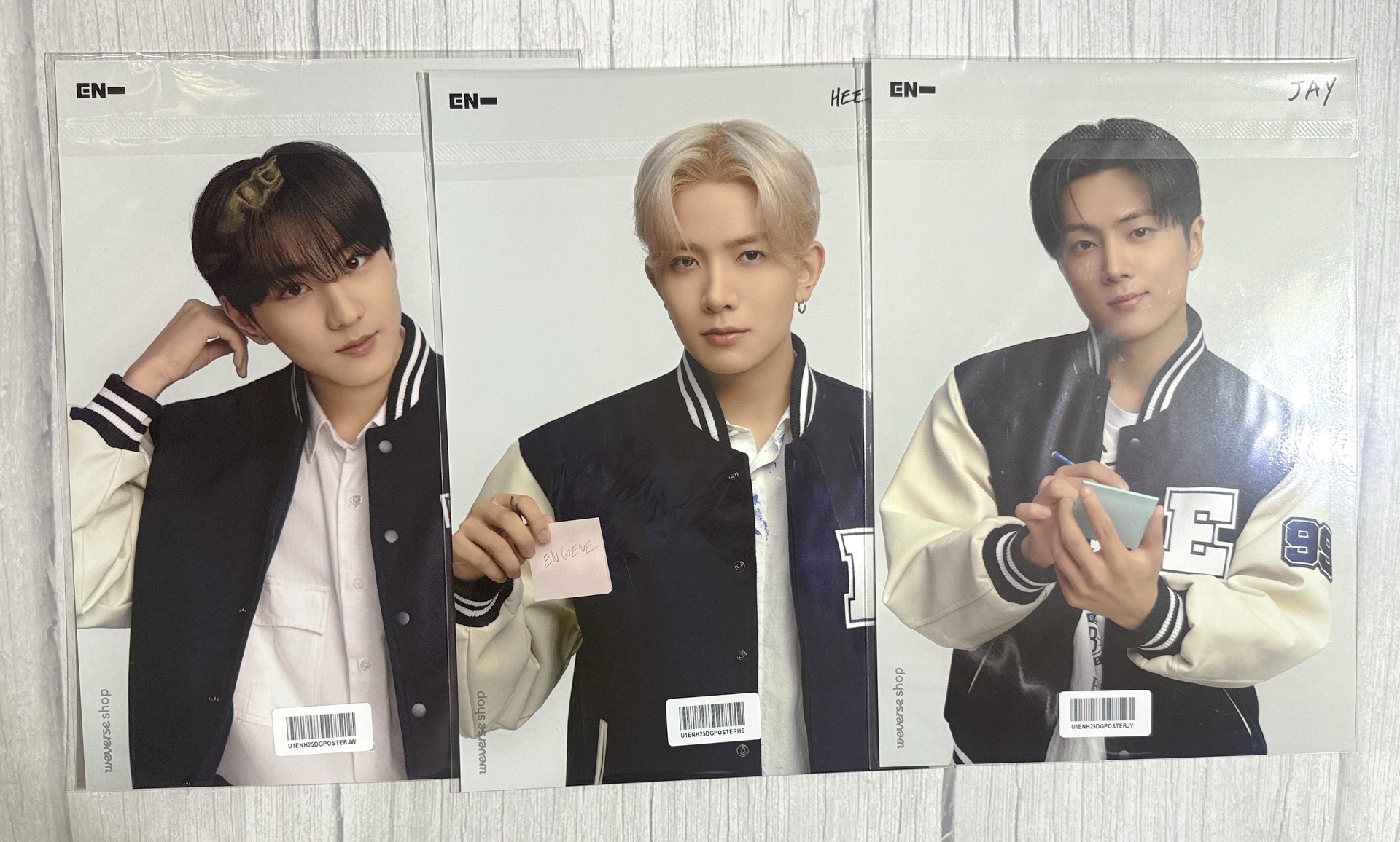 年曆咕咕盒特典雙面海報 禎元 羲承 綜星