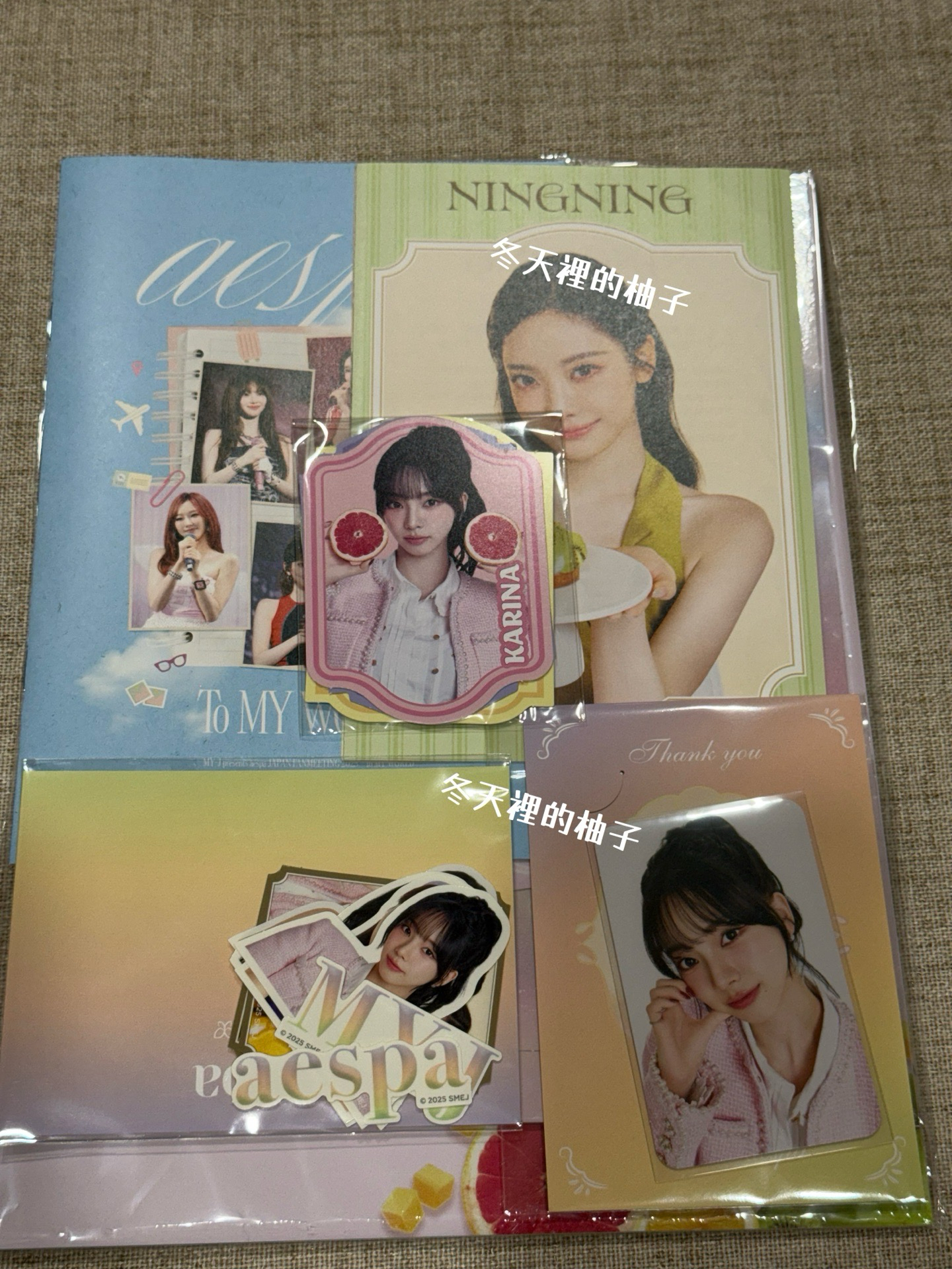 aespa 日會員禮整組含續會小卡karina