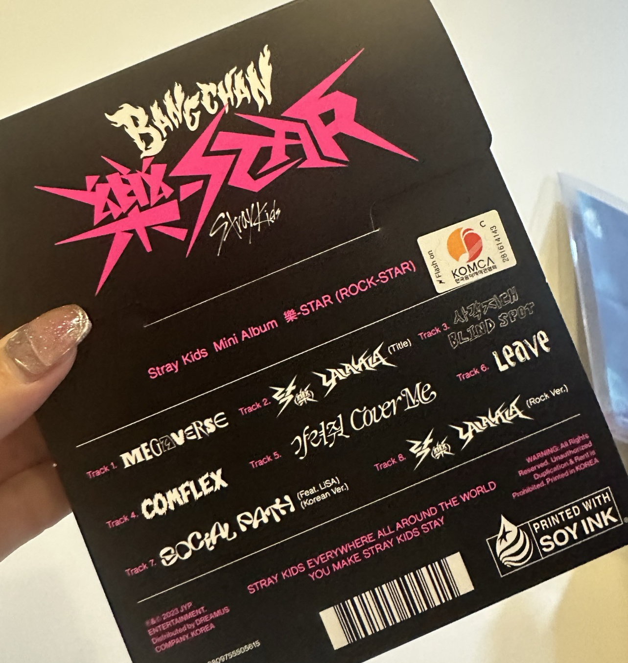 樂 Rock-Star 方燦單封 Bang Chan 個人空專